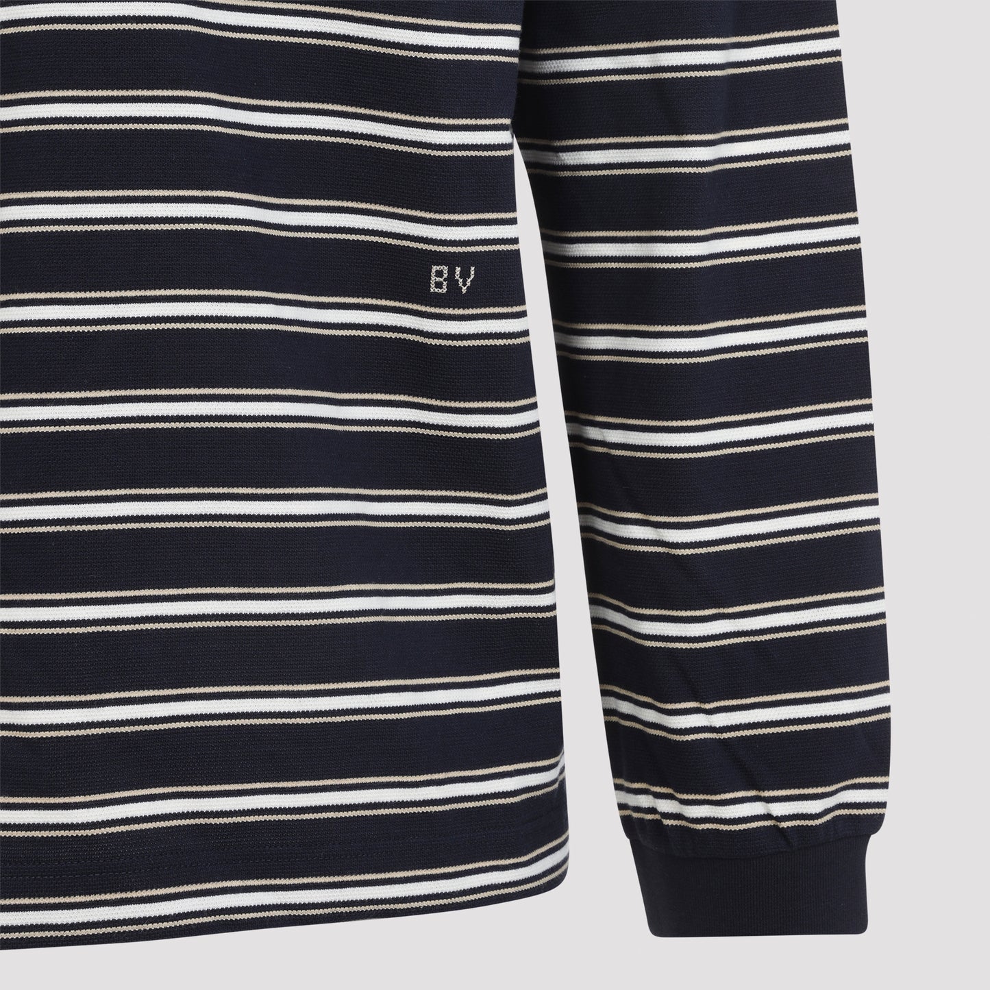 Bottega Veneta Stripes Piquet Polo