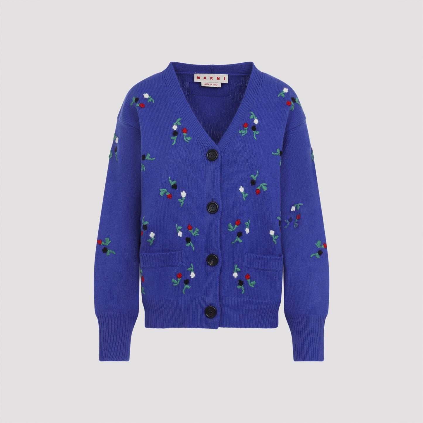 Marni Embroidered Floral Cardigan