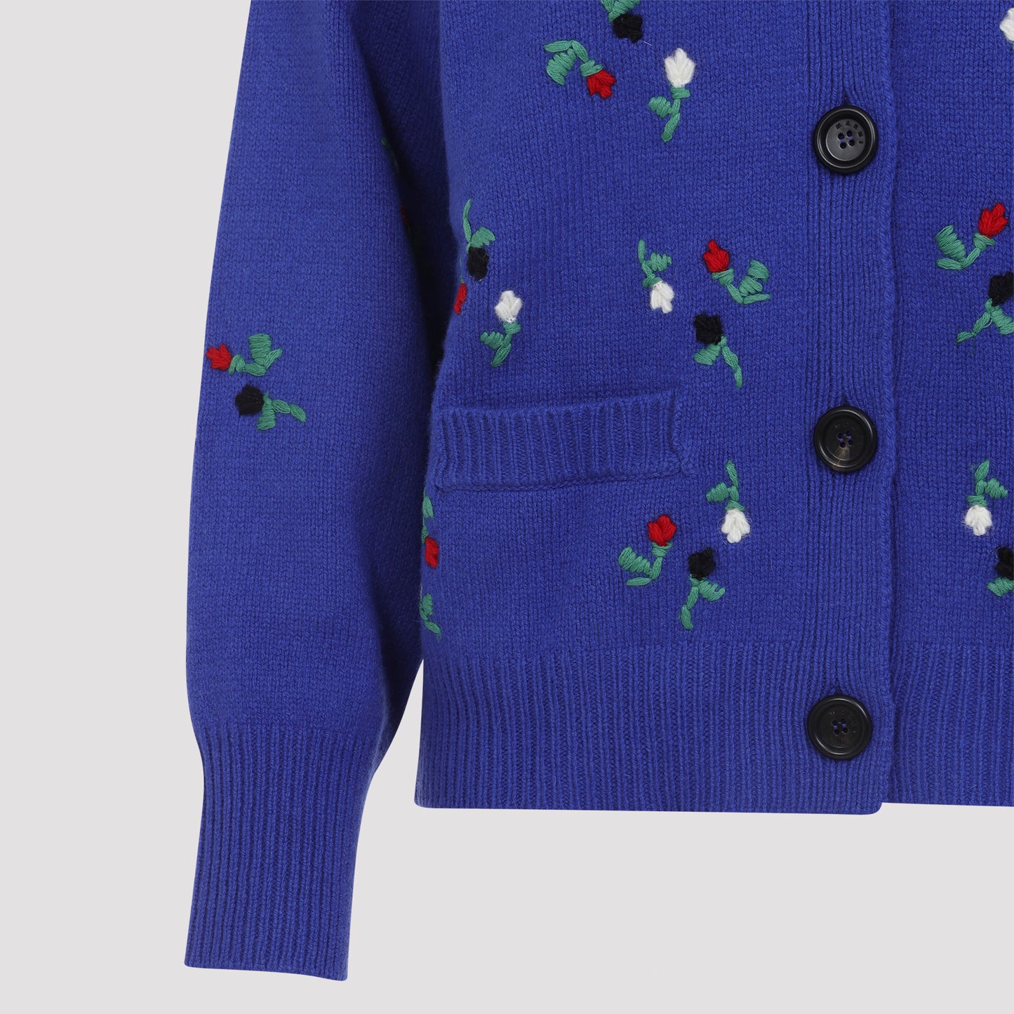 Marni Embroidered Floral Cardigan