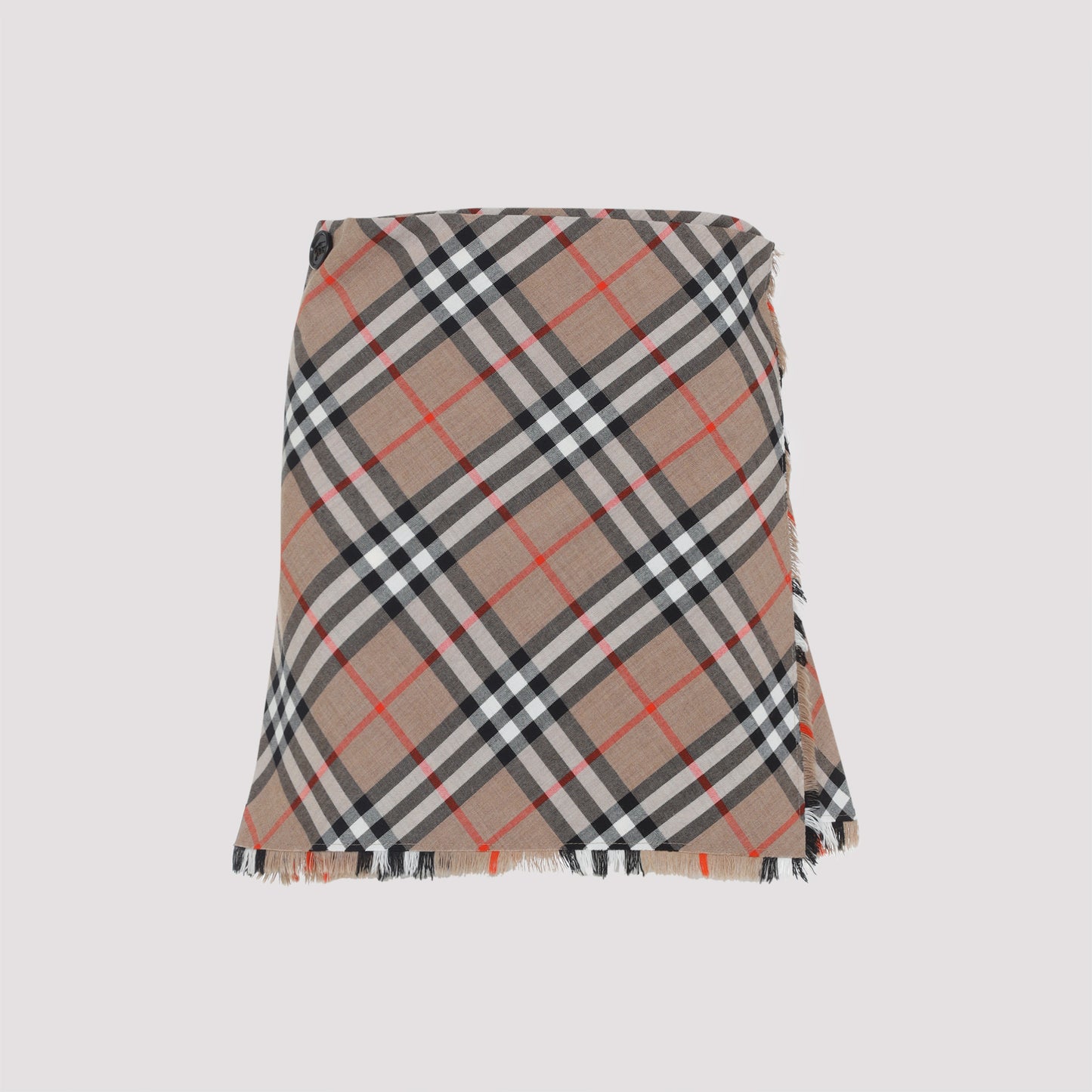 Burberry Check Midi Skirt