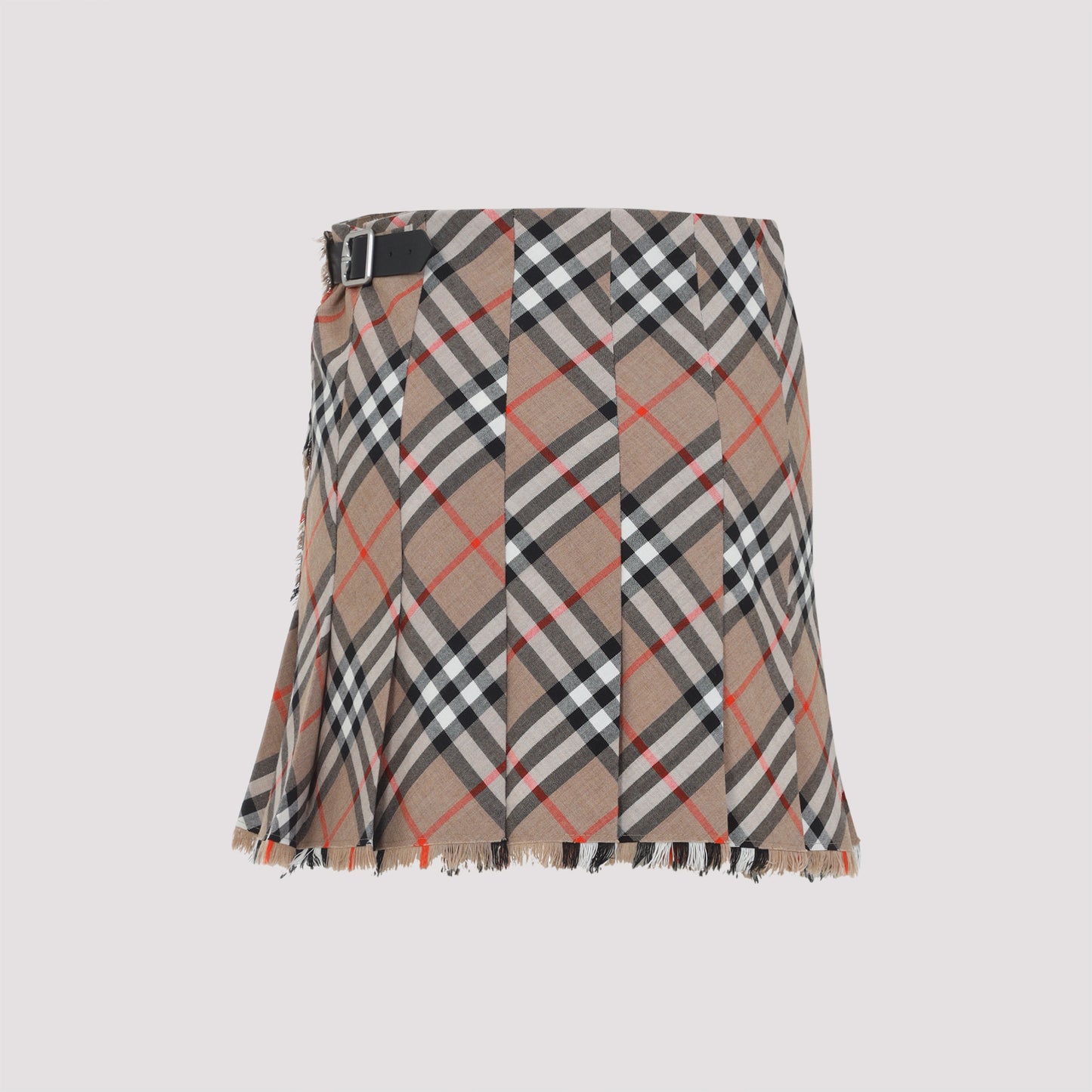 Burberry Check Midi Skirt