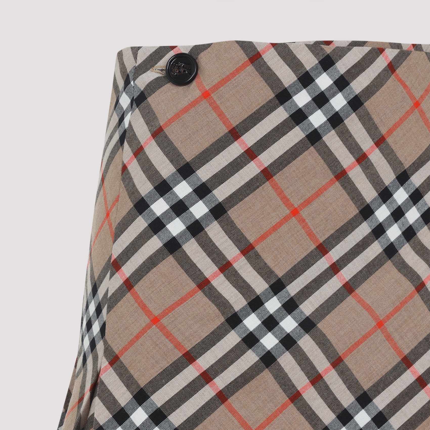 Burberry Check Midi Skirt