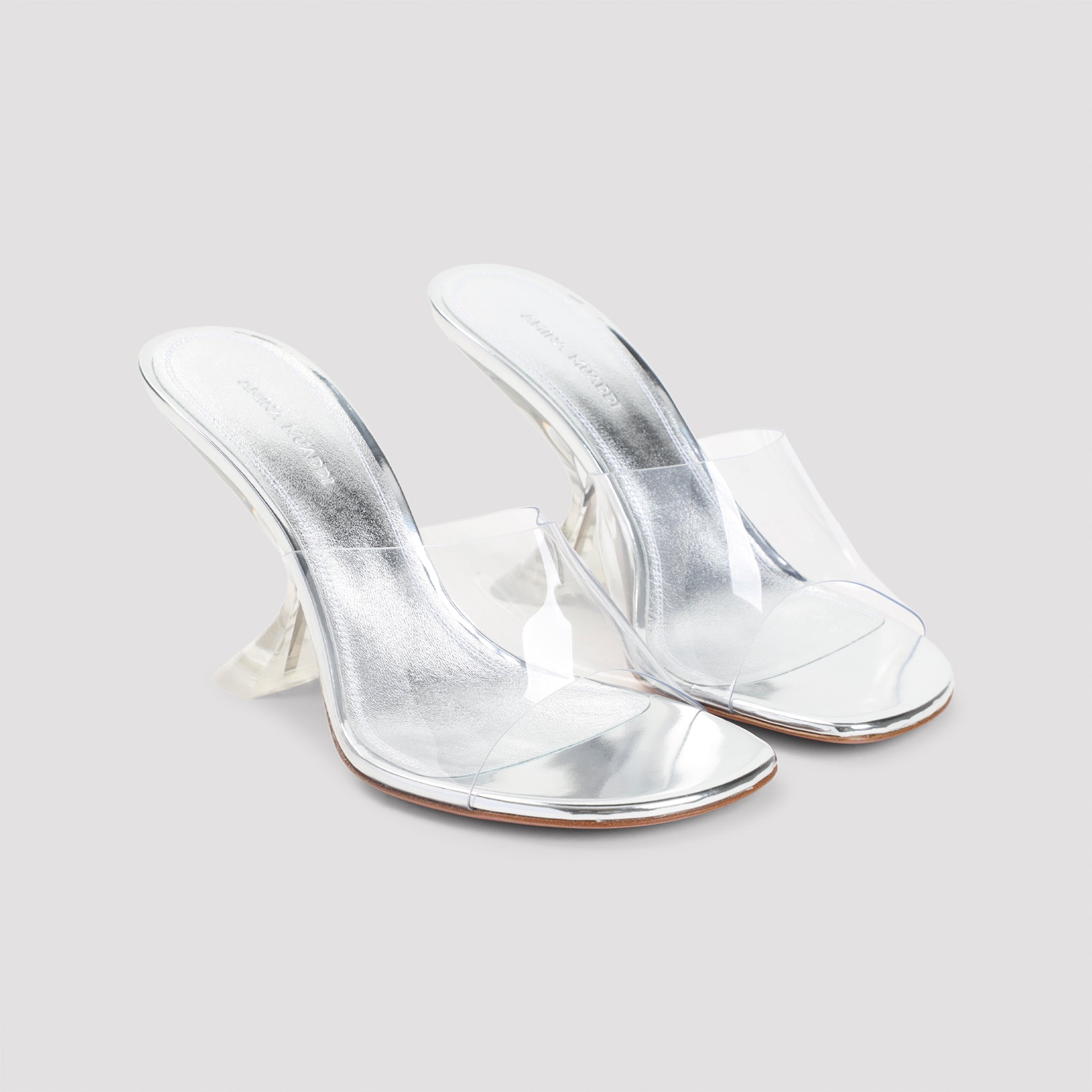Amina Muaddi Taylor Glass 90 Sandals