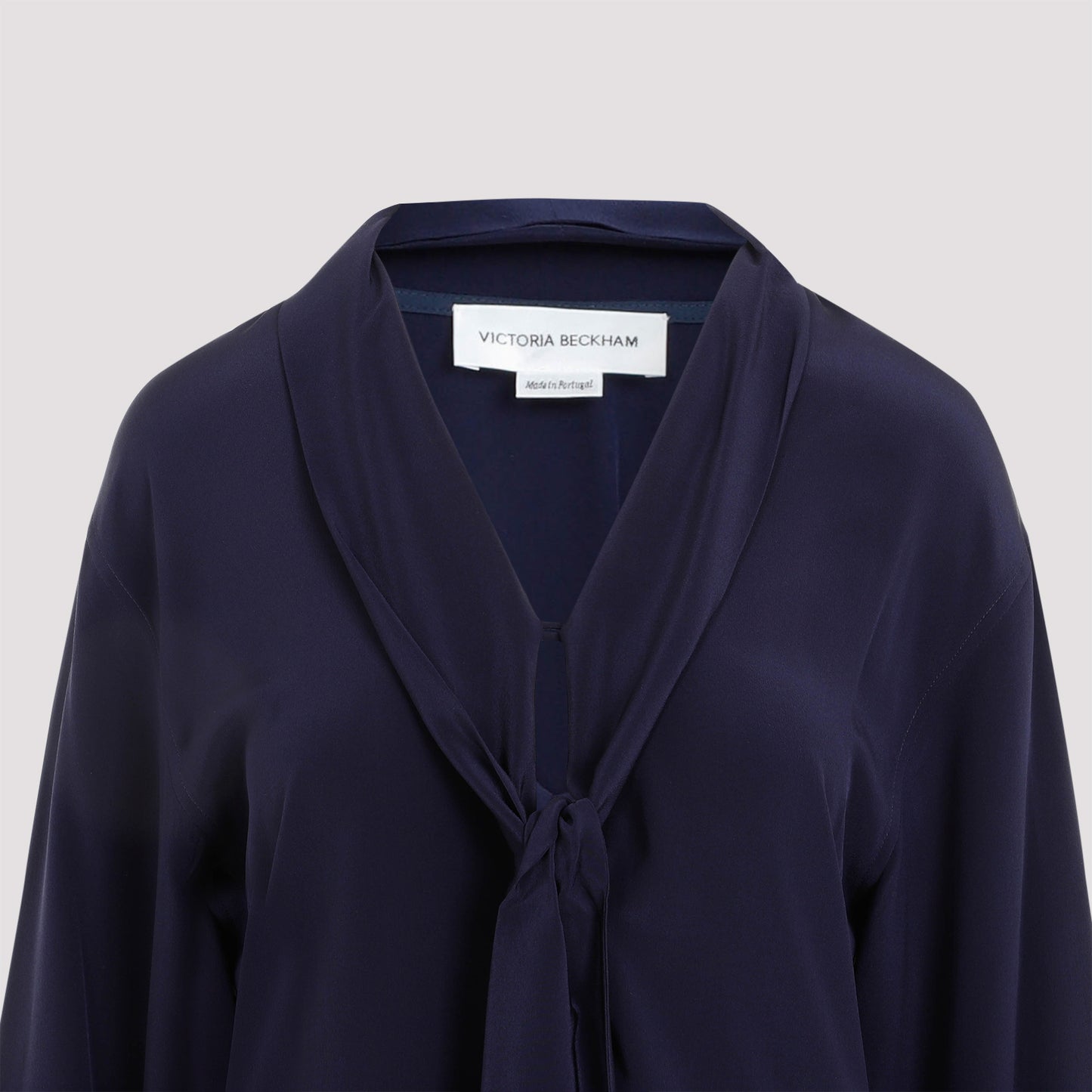 Victoria Beckham V-Neck Scarf Blouse