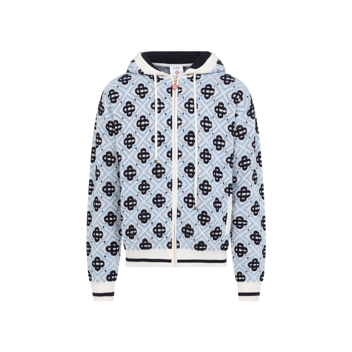 Casablanca Monogram Zip Hp Hoodie