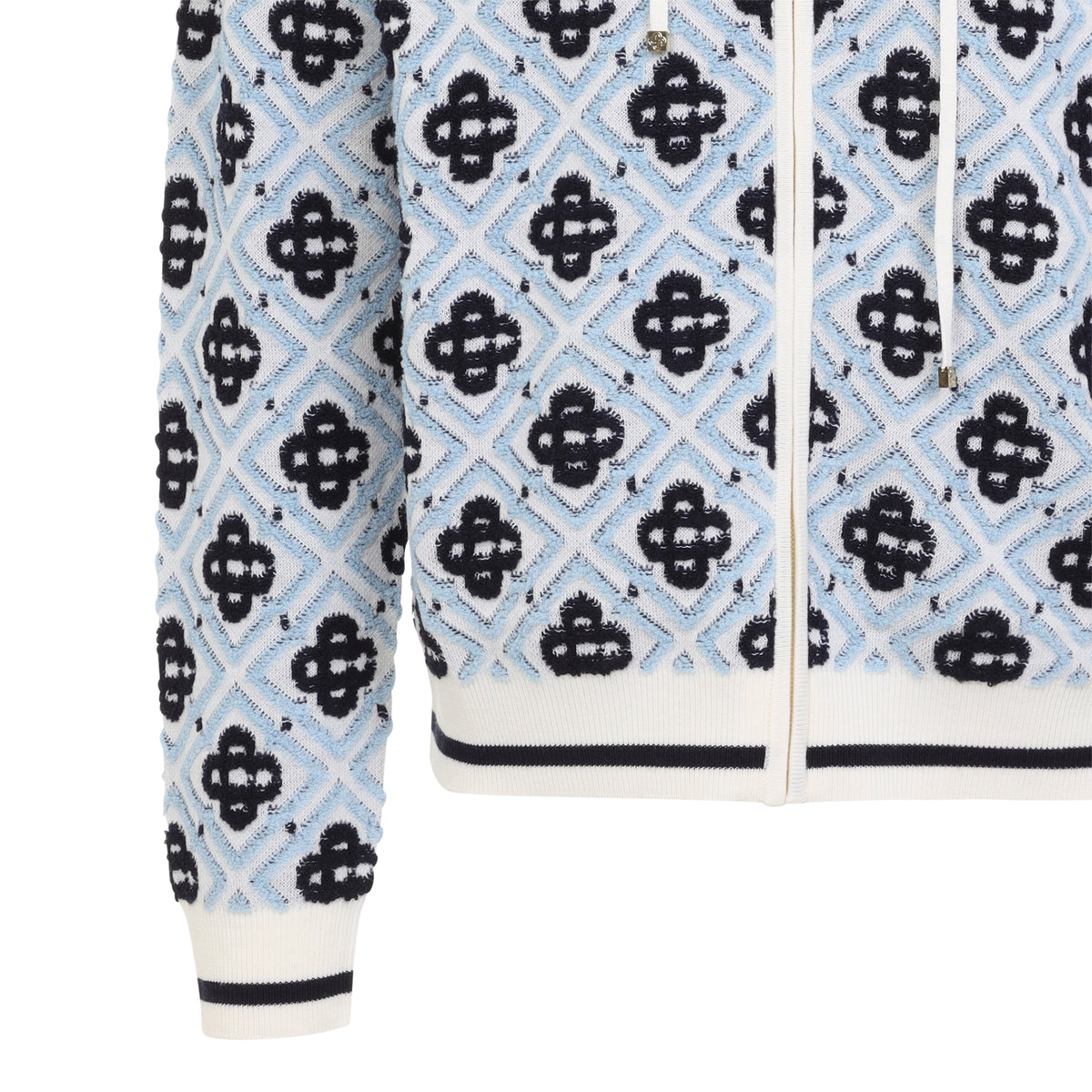 Casablanca Monogram Zip Hp Hoodie