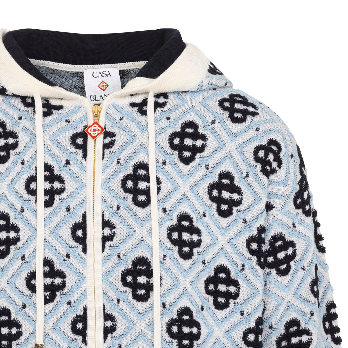 Casablanca Monogram Zip Hp Hoodie