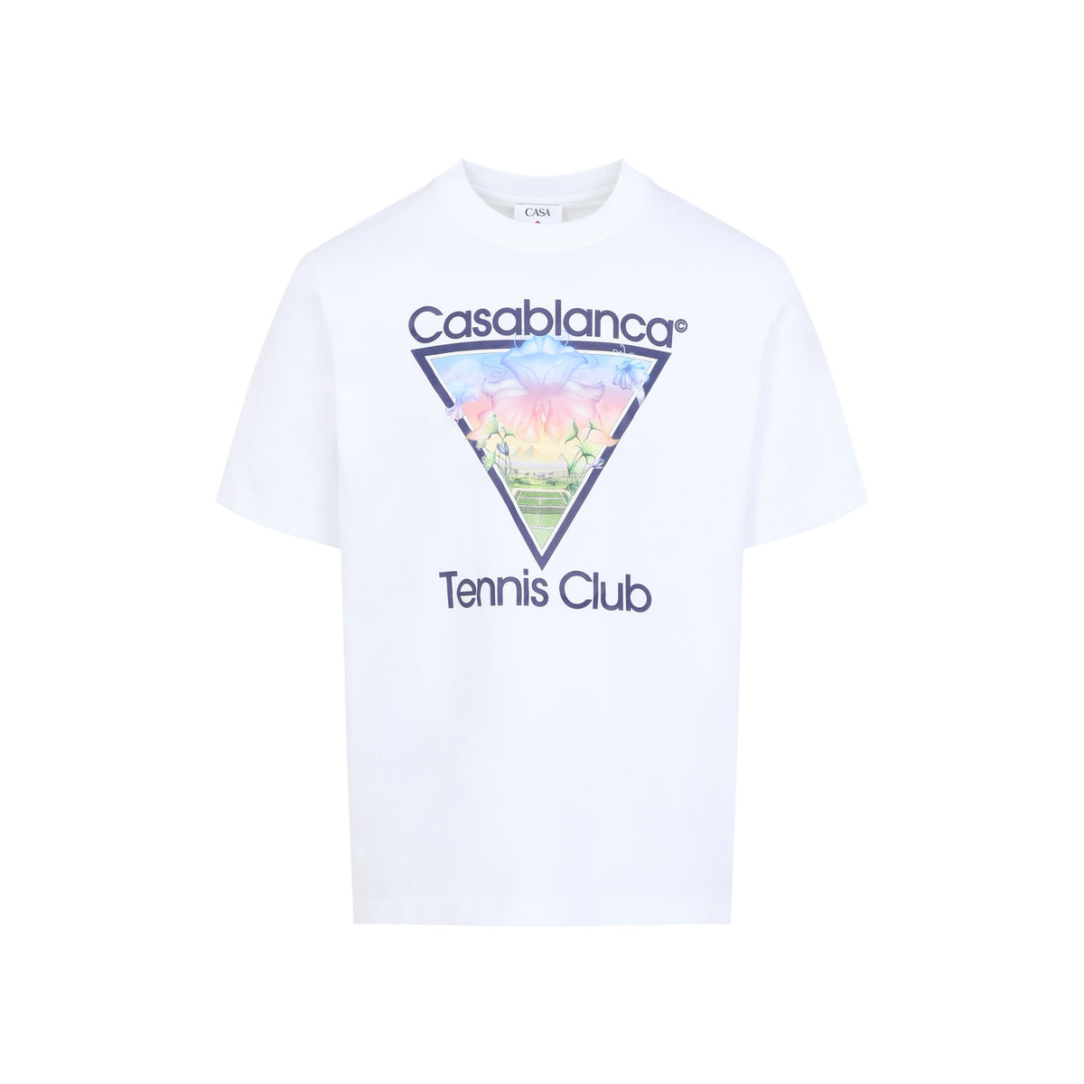 Casablanca Tennis Club Icon Printed Classic T-shirt