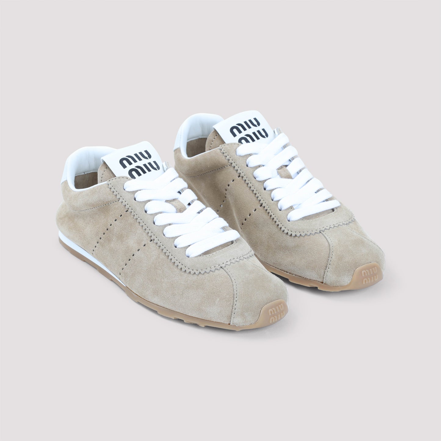 Miu Miu Lace Up Sneakers