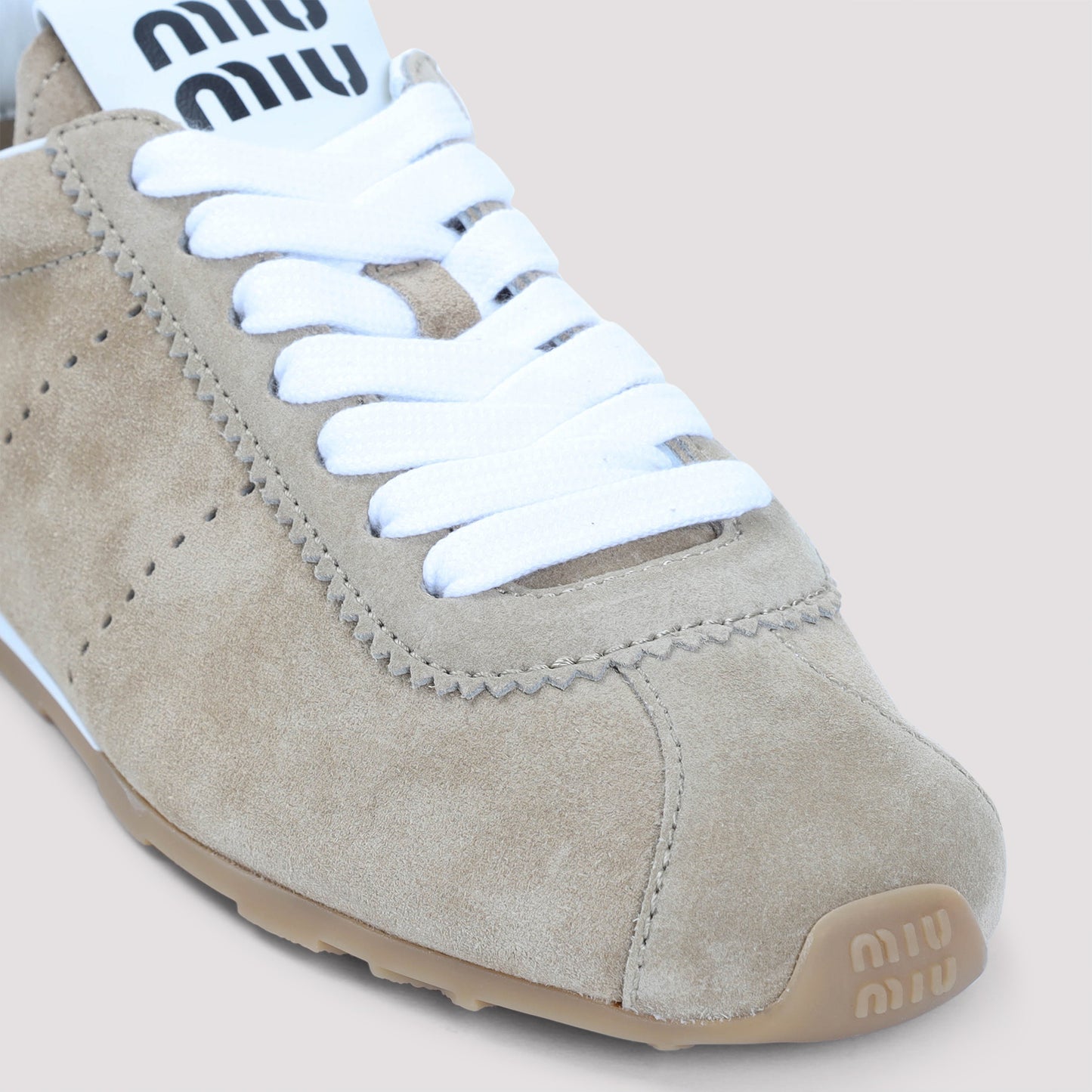 Miu Miu Lace Up Sneakers