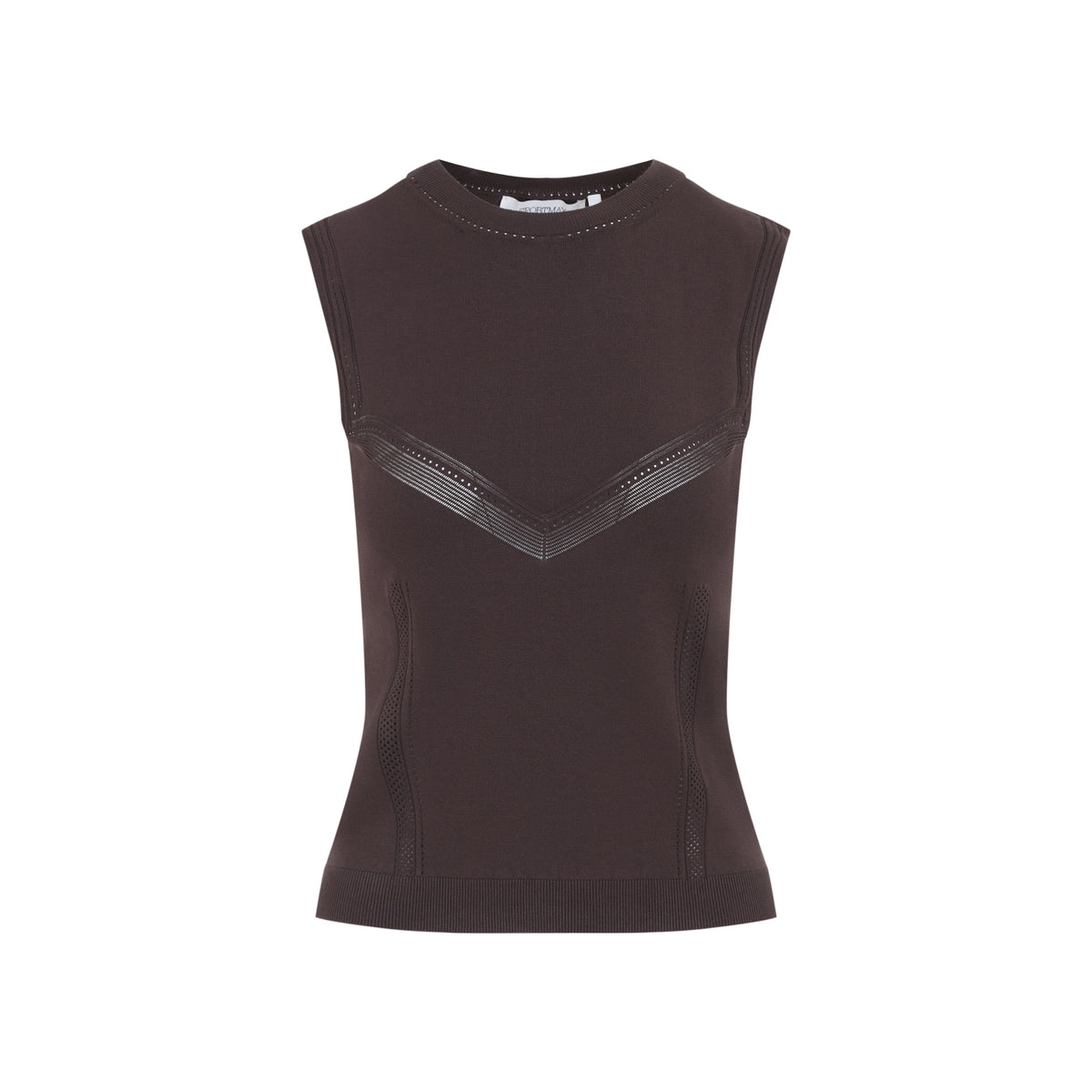 Sportmax Pavido Tank Top Knit Trompe Oeil