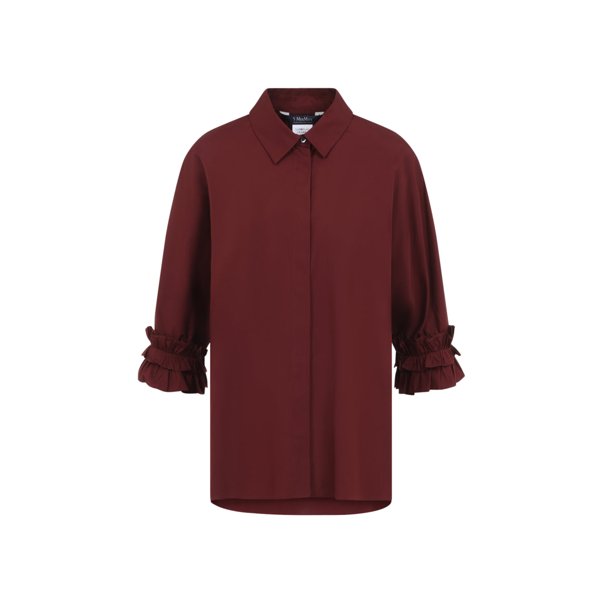 Max Mara`s Nebbie Ruche Shirt 3/4