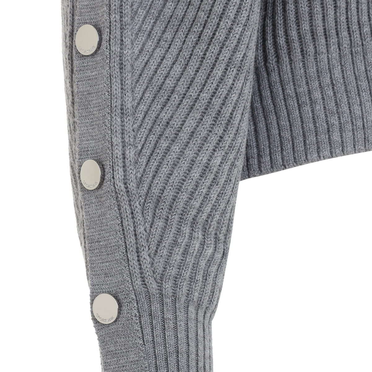 Sportmax Fuxia V Neck Grigio