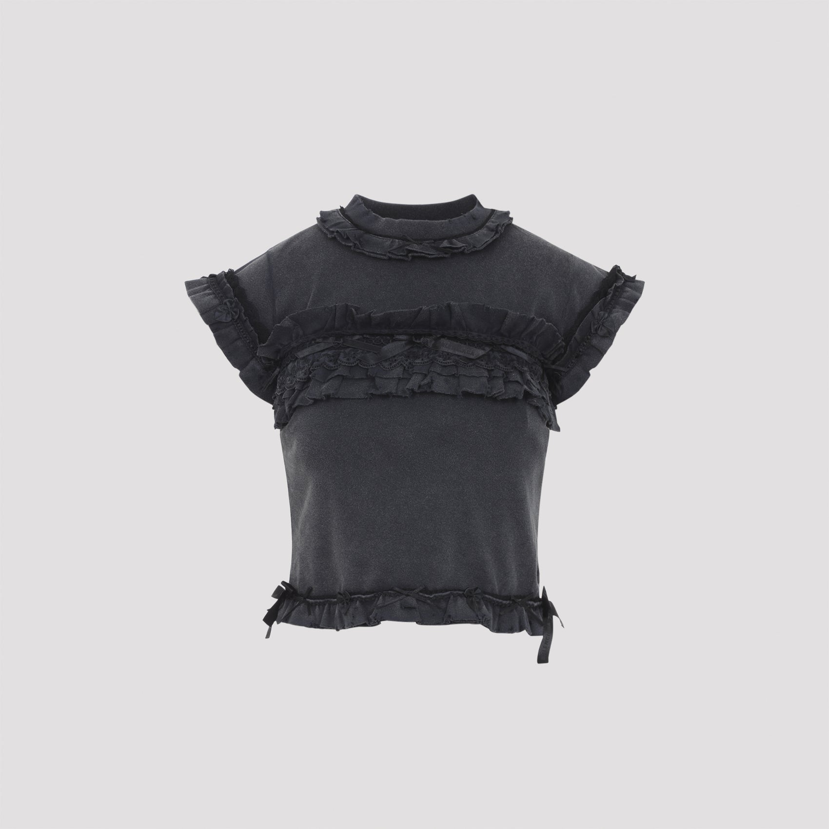 Balenciaga Ruffle T-Shirt