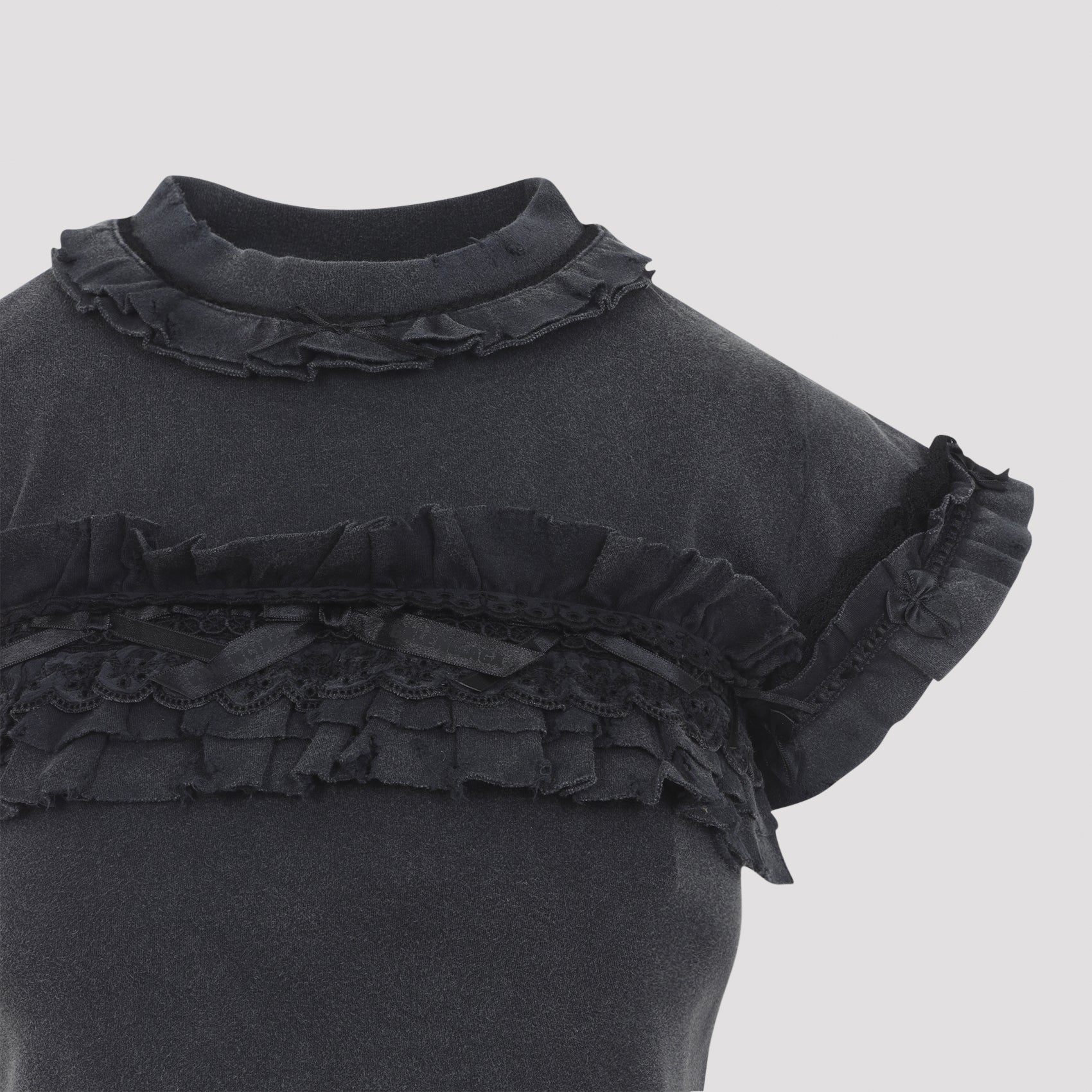 Balenciaga Ruffle T-Shirt