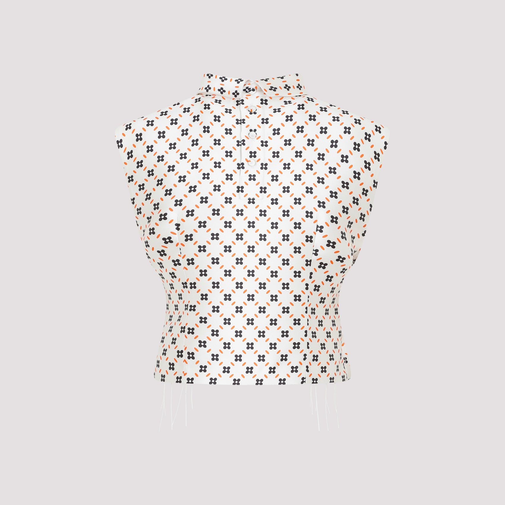 Lanvin Cropped Sleeveless Top