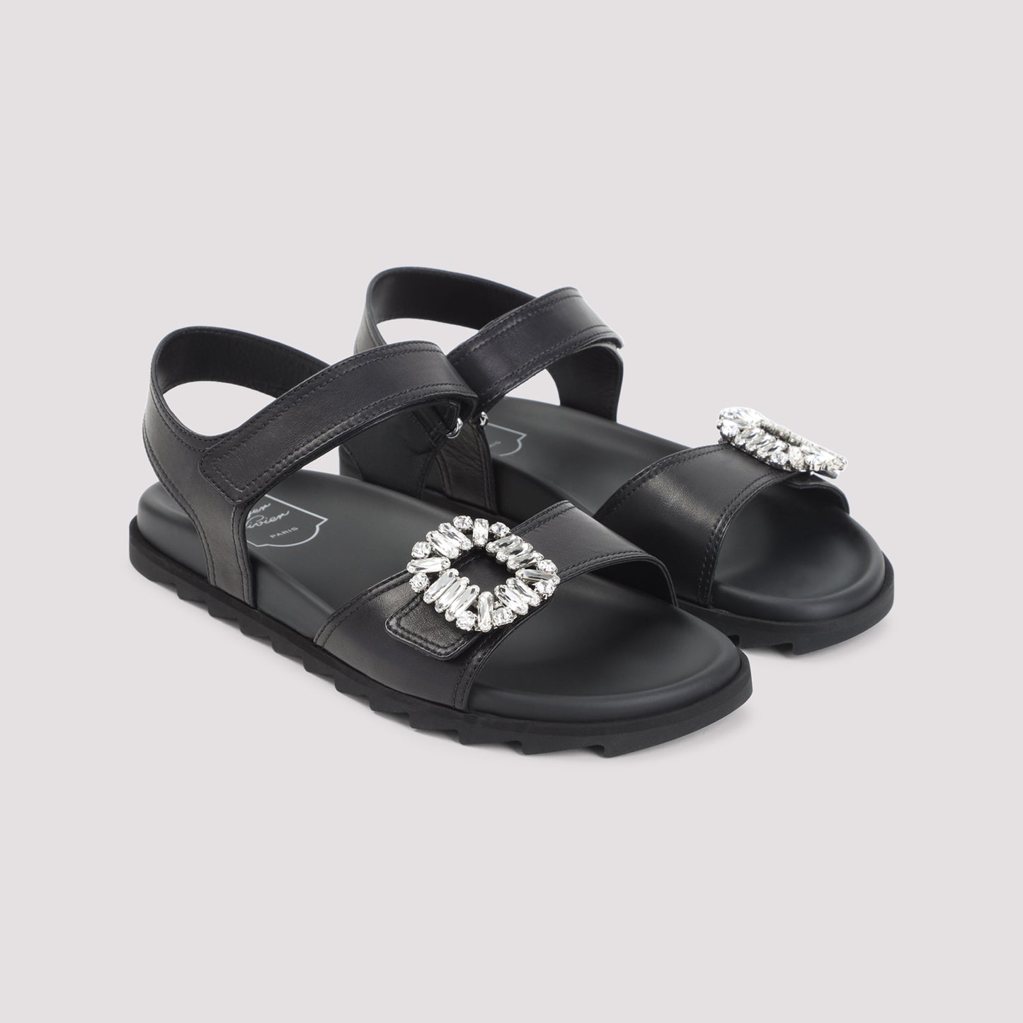 Roger Vivier Slidy Viv Strass Sandals