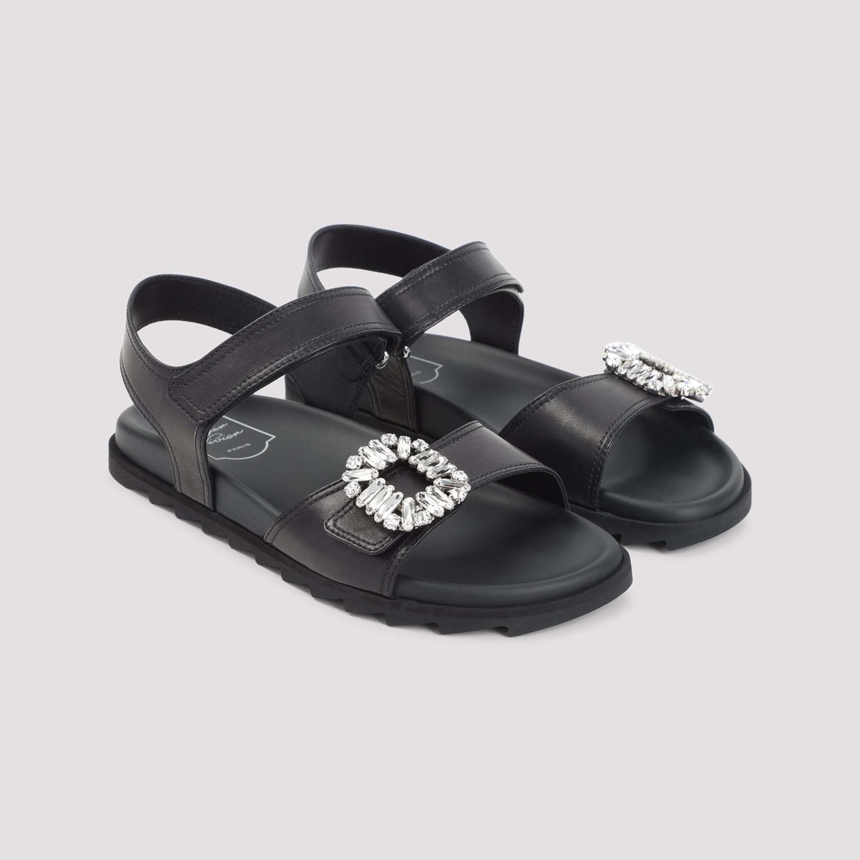 Roger Vivier Slidy Viv Strass Sandals