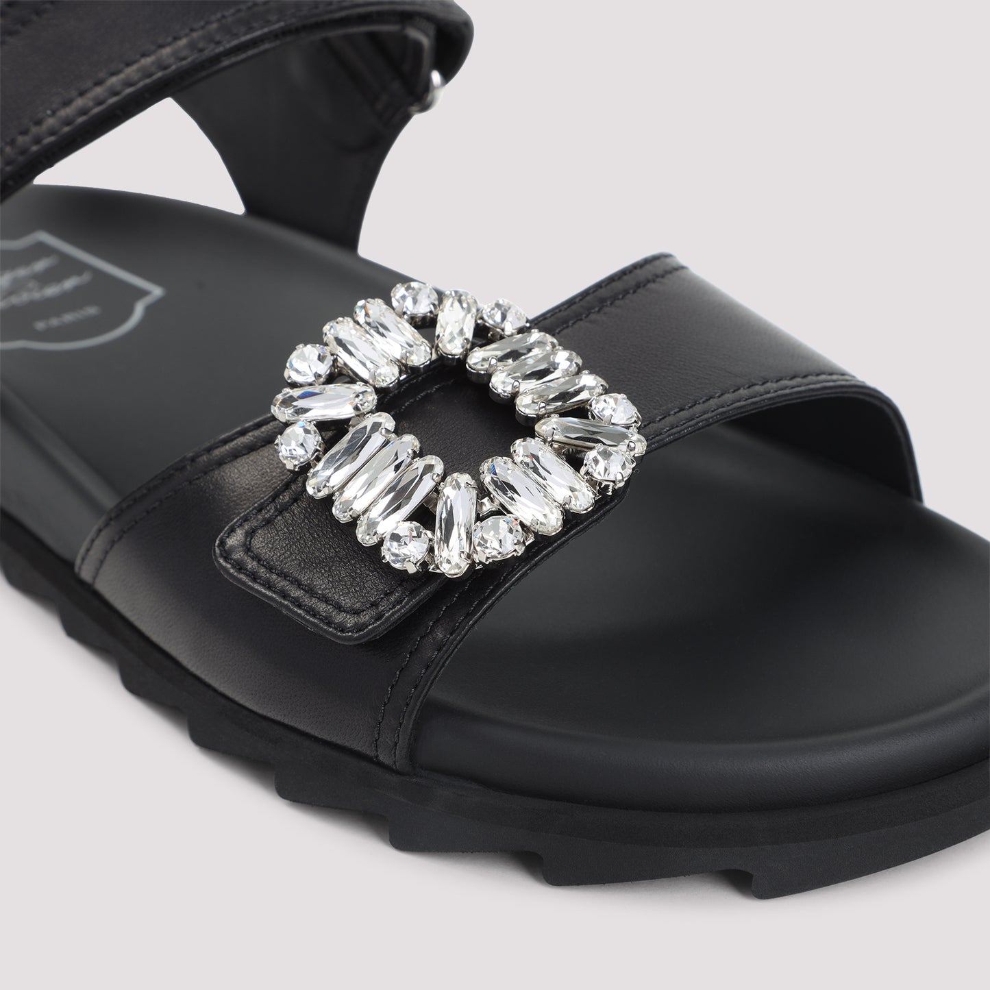 Roger Vivier Slidy Viv Strass Sandals