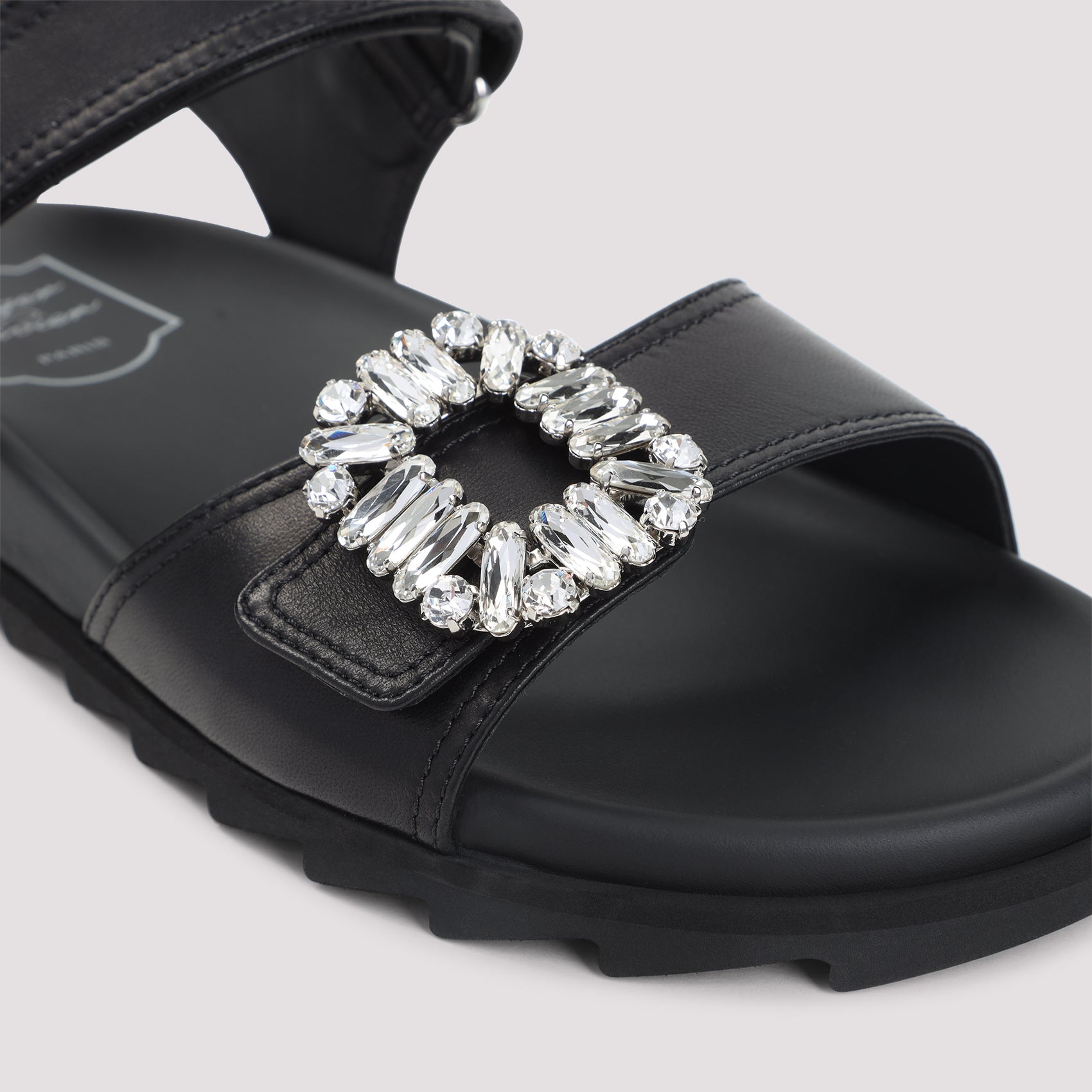 Roger Vivier Slidy Viv Strass Sandals