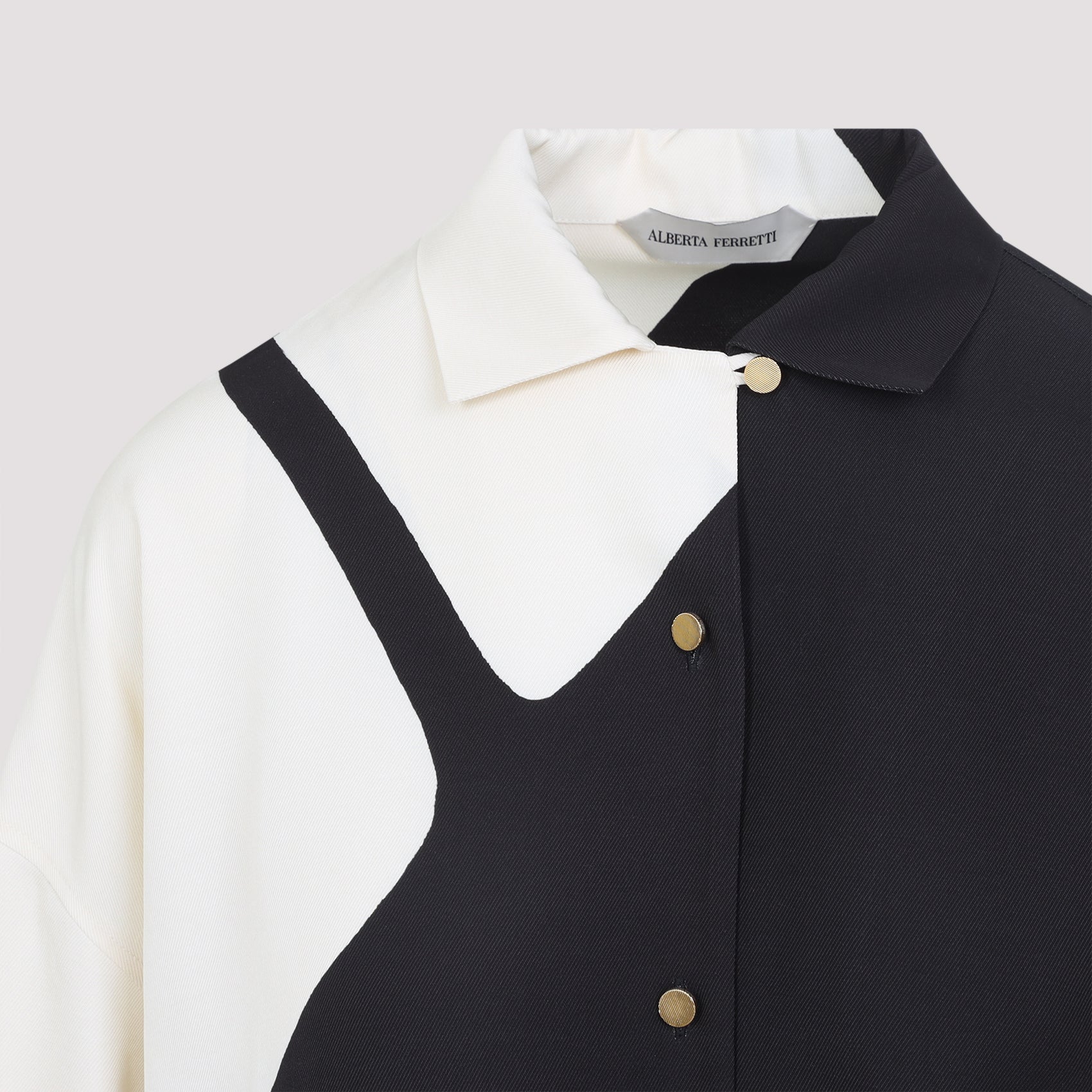 Alberta Ferretti Twill Shirt