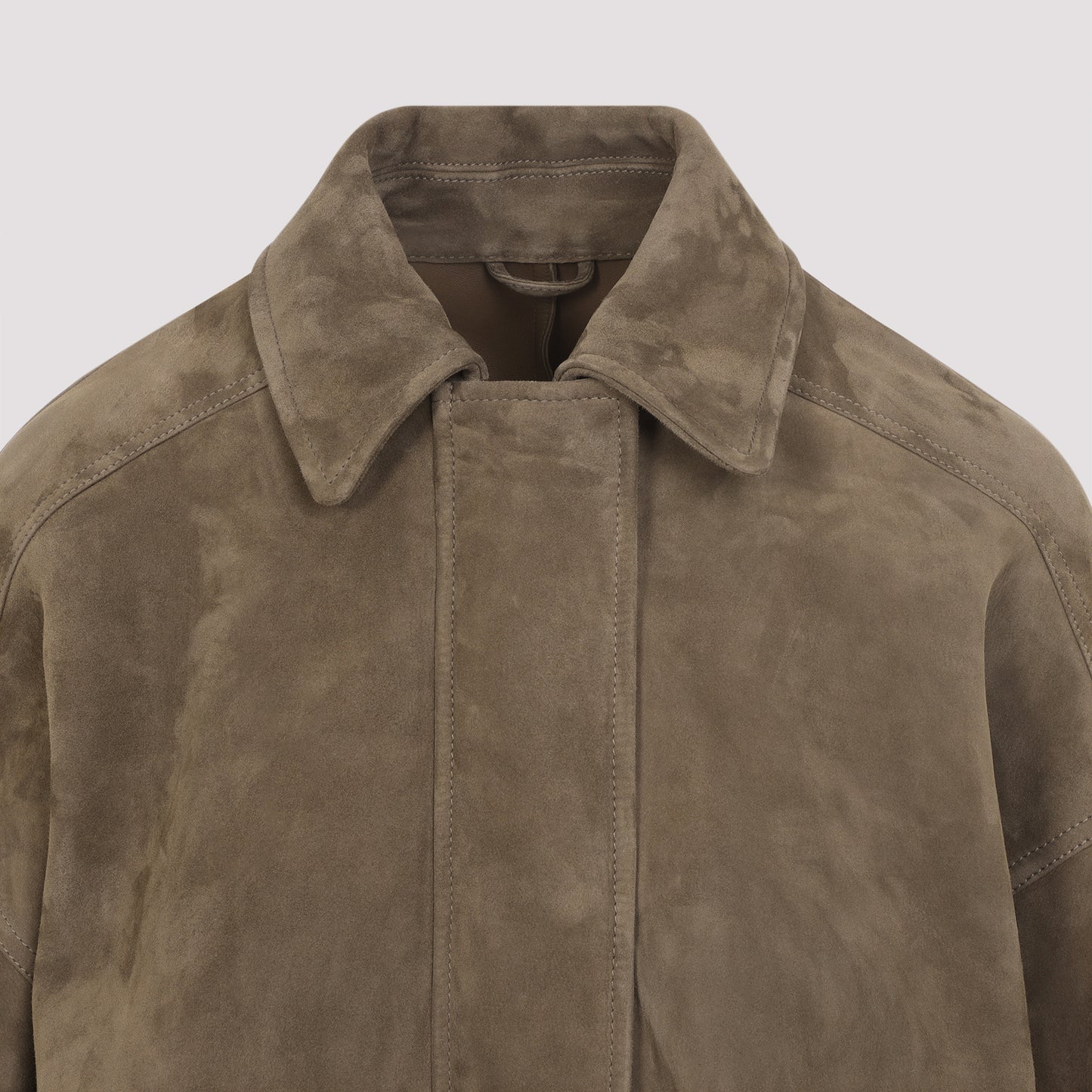 Brunello Cucinelli Suede Leather Jacket