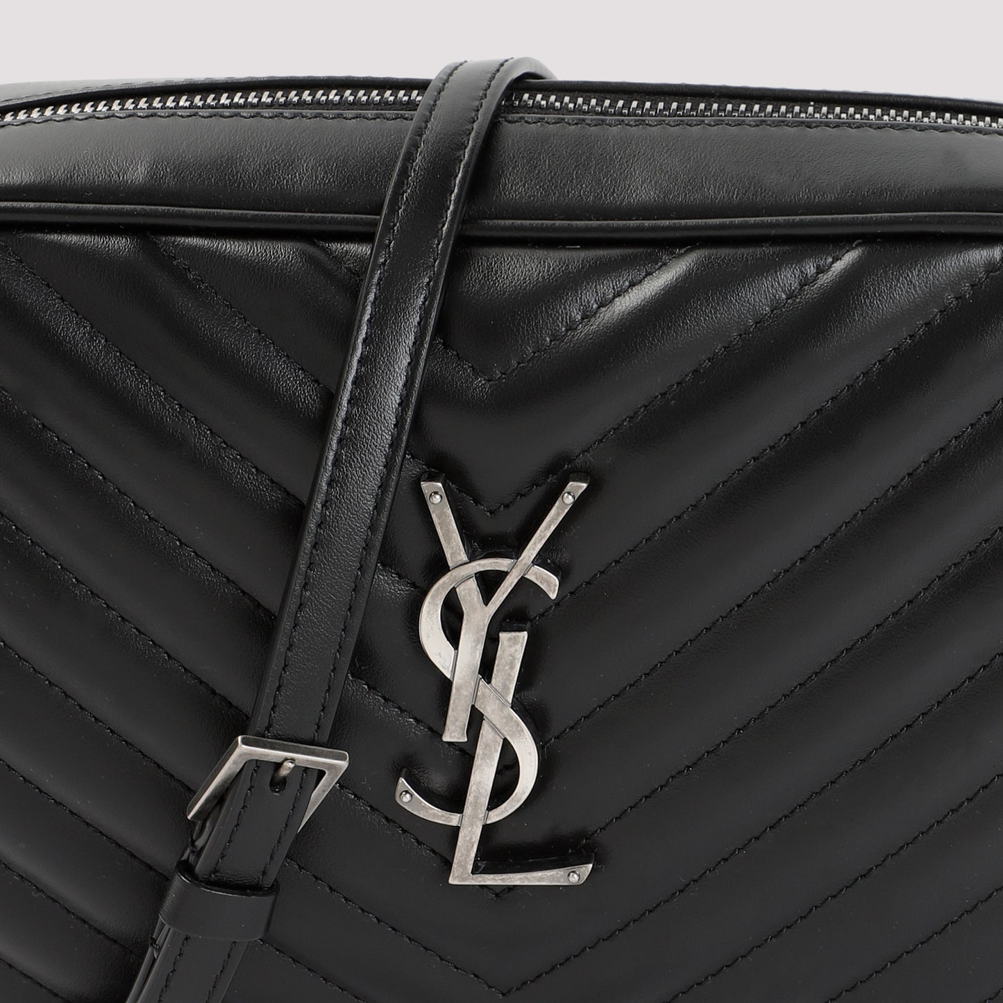 Saint Laurent YSL Matelassé Leather Shoulder Bag