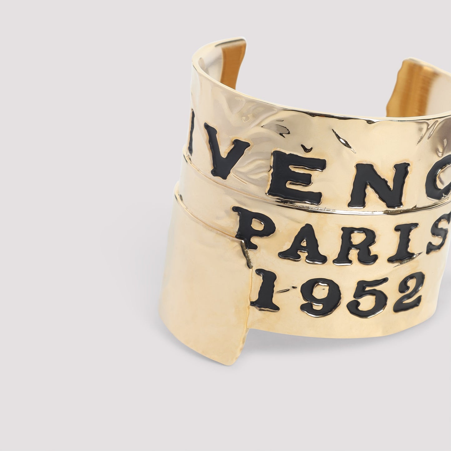 Givenchy Tape Golden Cuff Bracelet