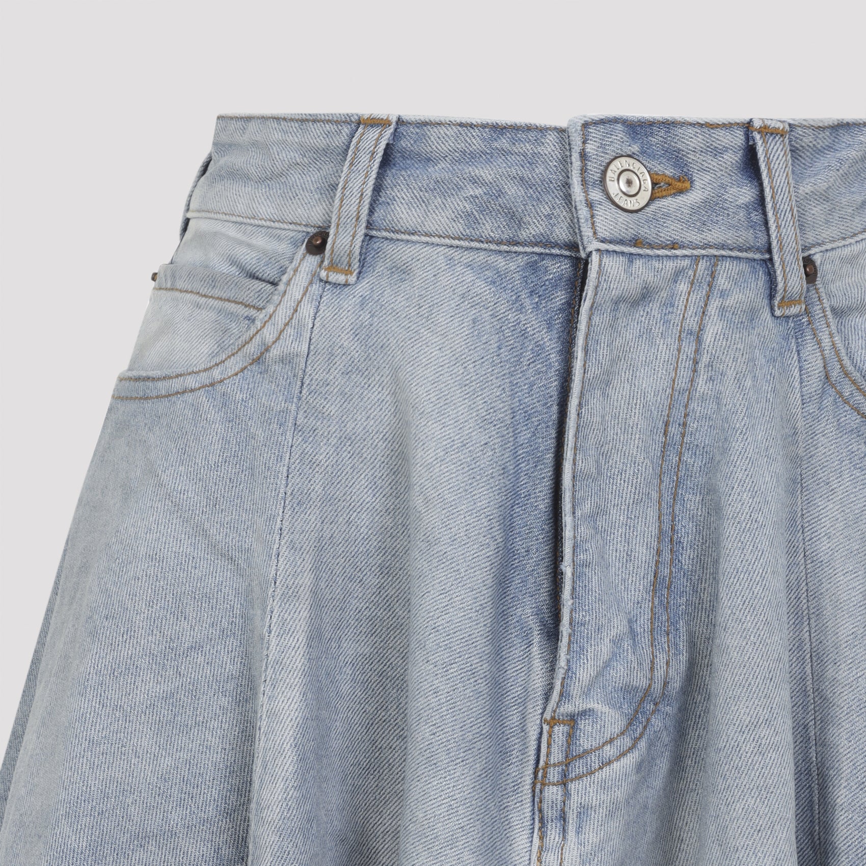 Balenciaga Godet Long Skirt