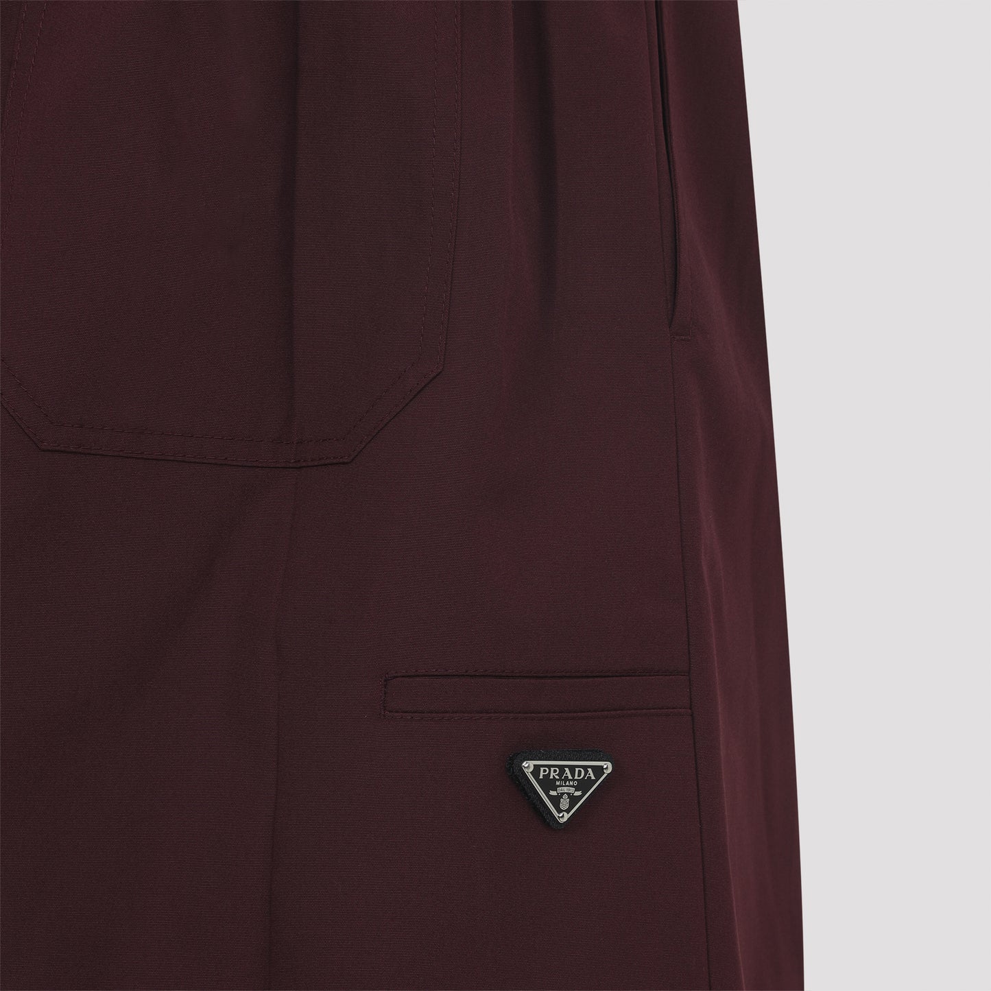 Prada Polyester Midi Skirt