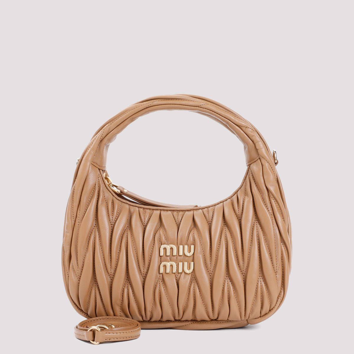 Miu Miu Small Wander matelassé hobo bag