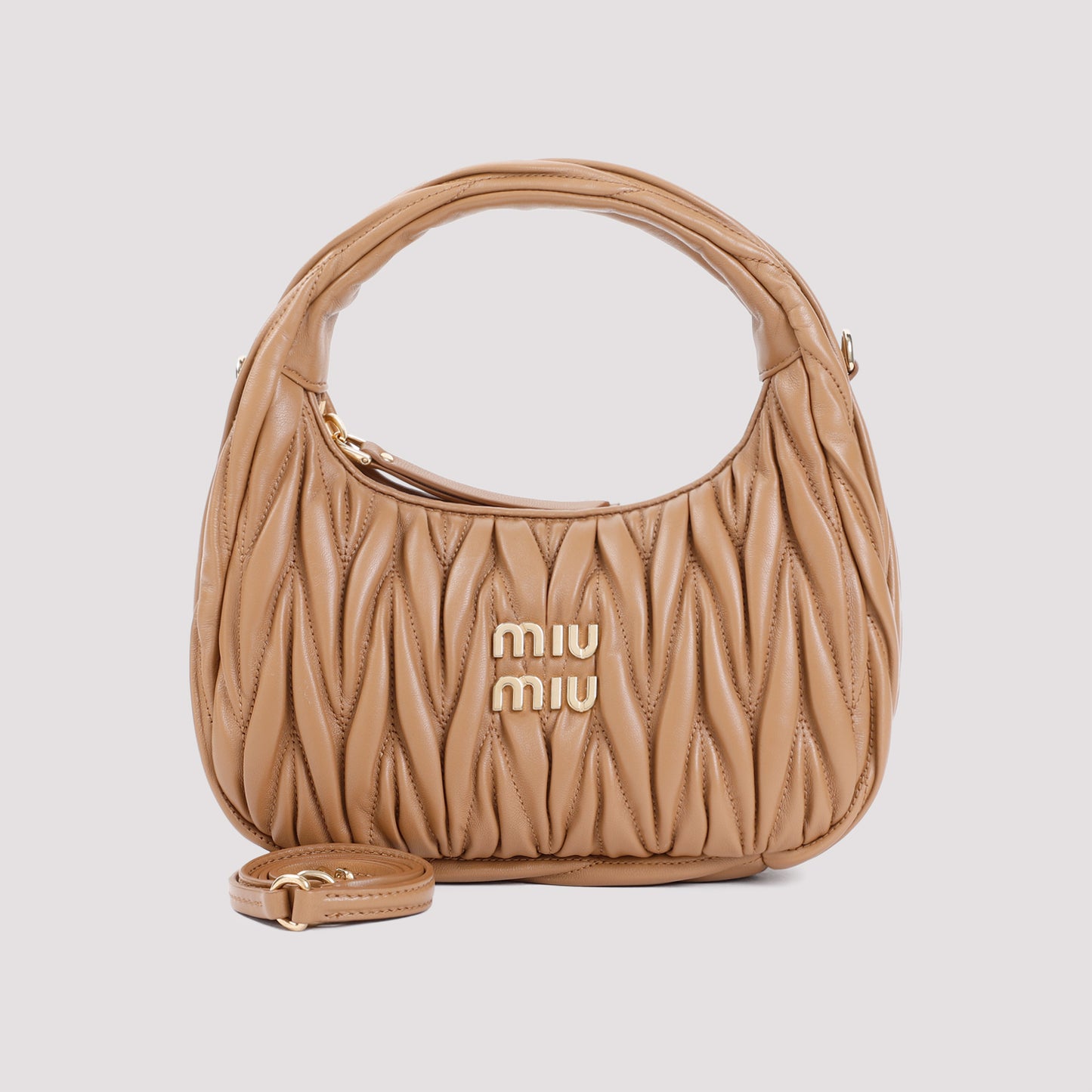 Miu Miu Small Wander matelassé hobo bag