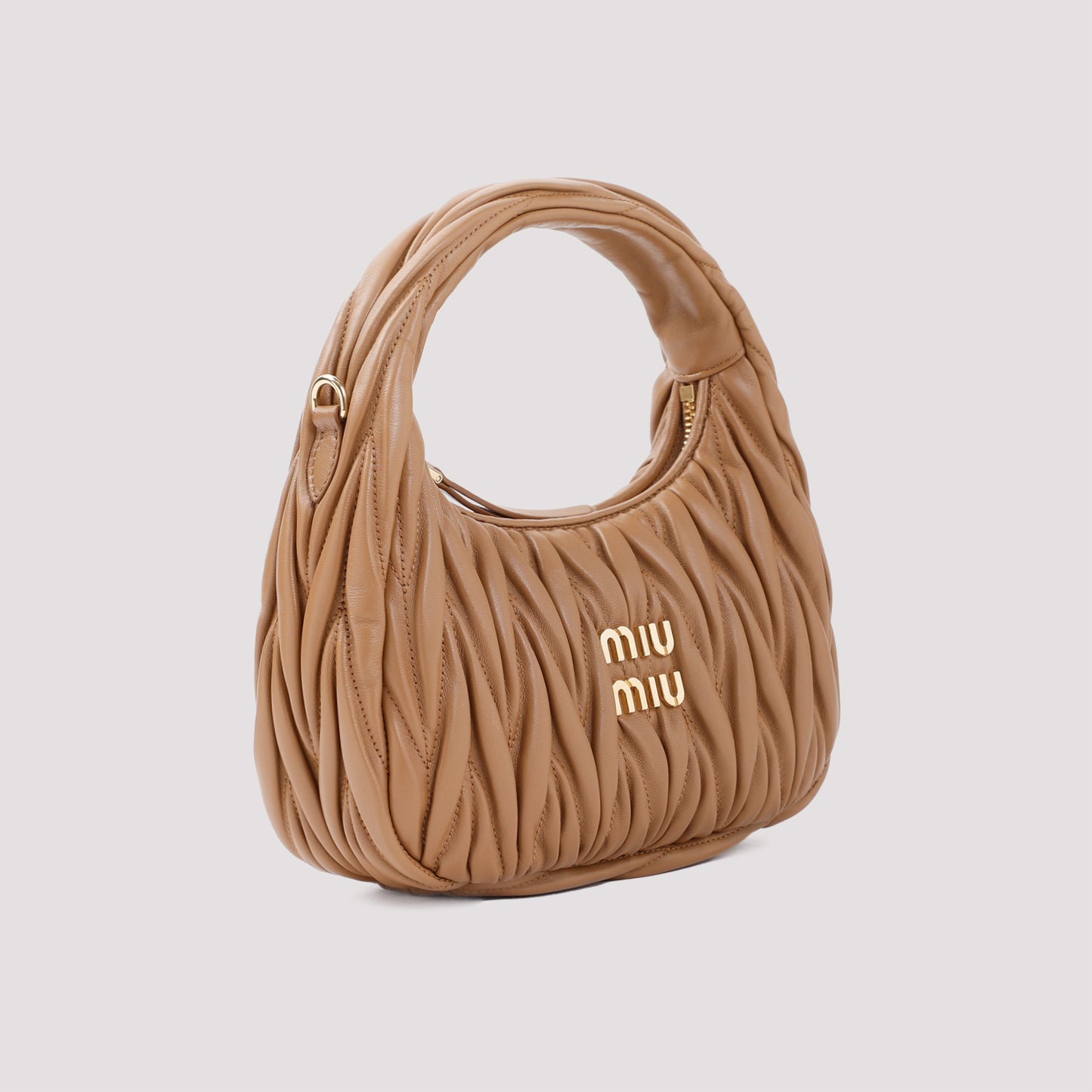 Miu Miu Small Wander matelassé hobo bag