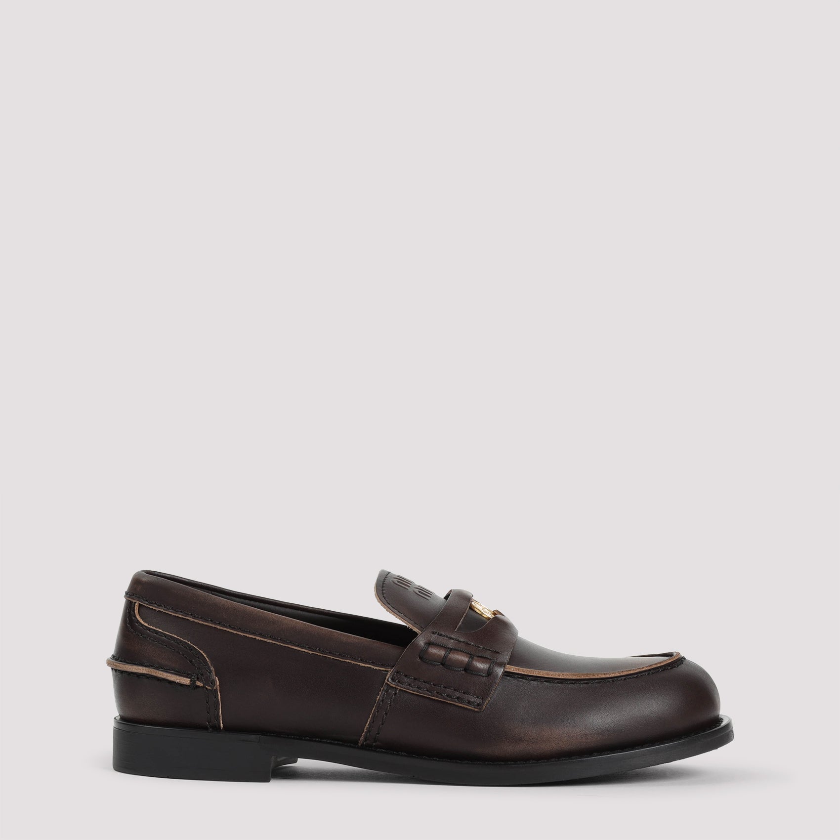 Miu Miu Leather Loafers