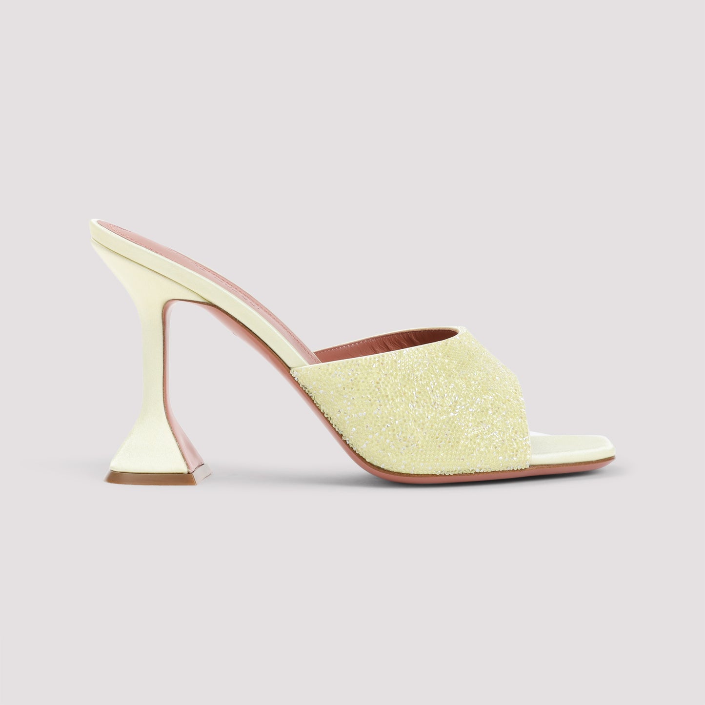 Amina Muaddi Lupita Crystal Dust 95 Sandals