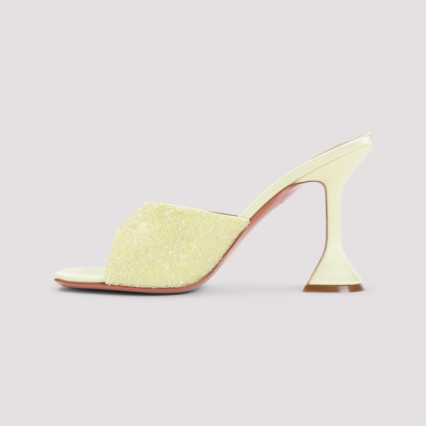 Amina Muaddi Lupita Crystal Dust 95 Sandals