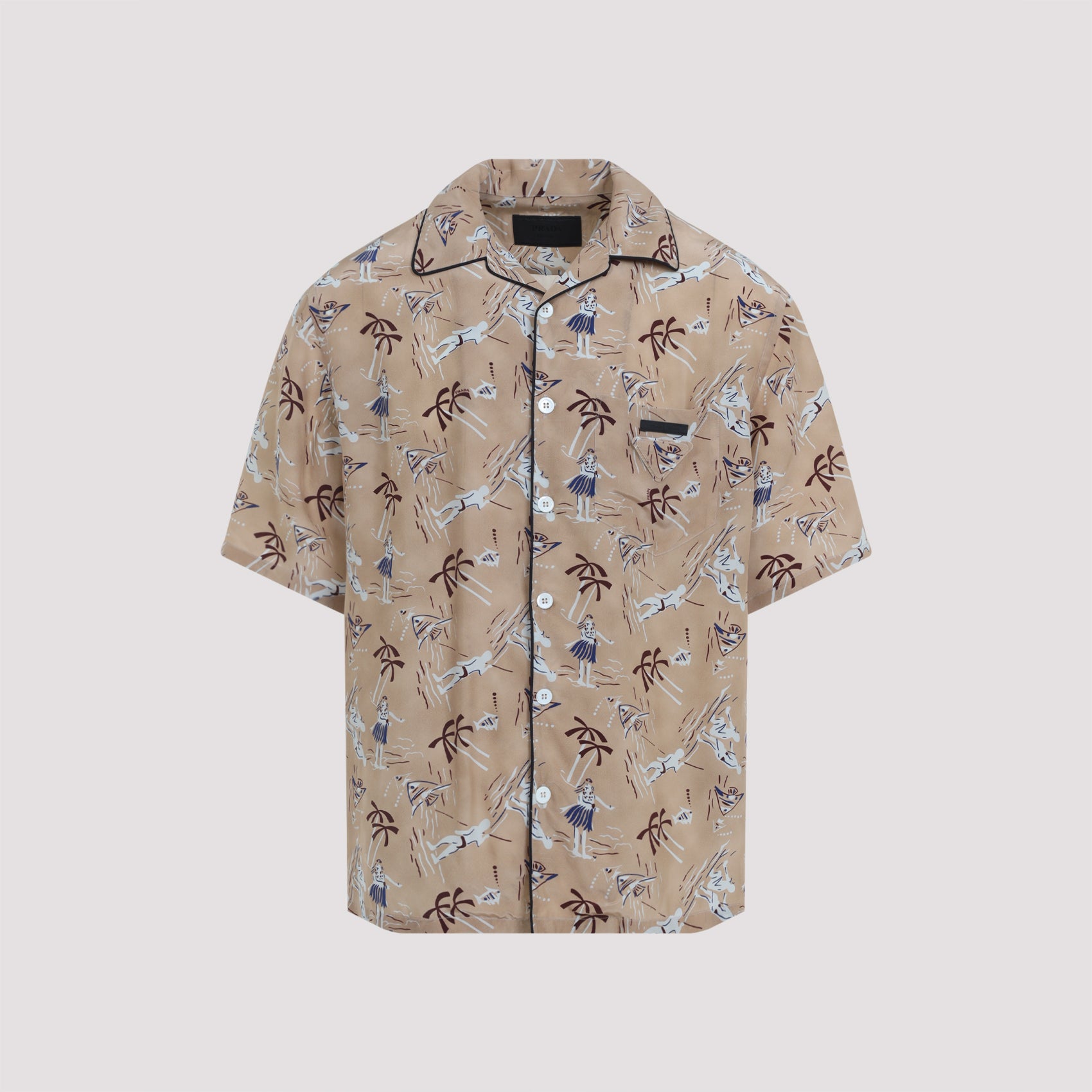 Prada Viscose and Silk Shirt