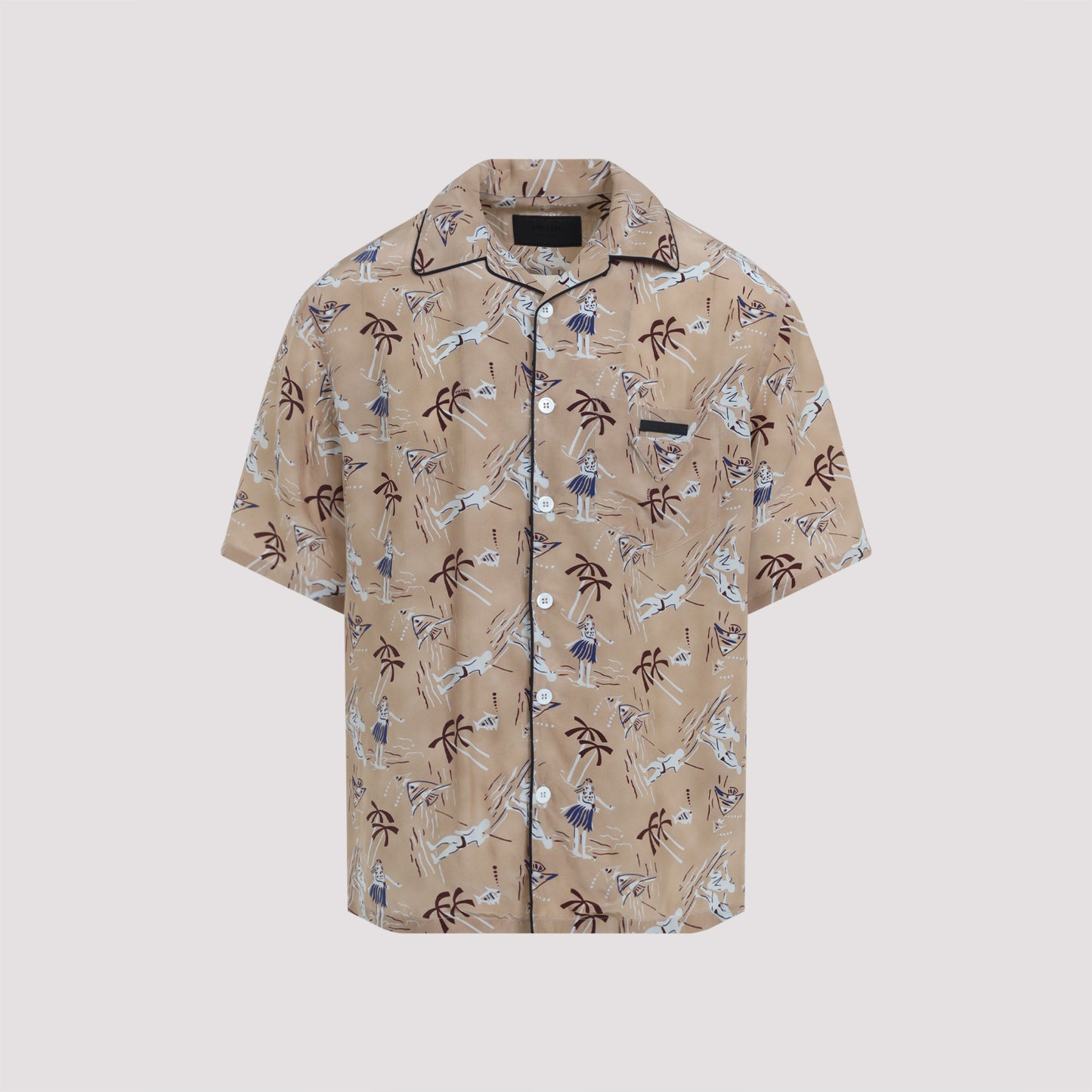 Prada Viscose and Silk Shirt