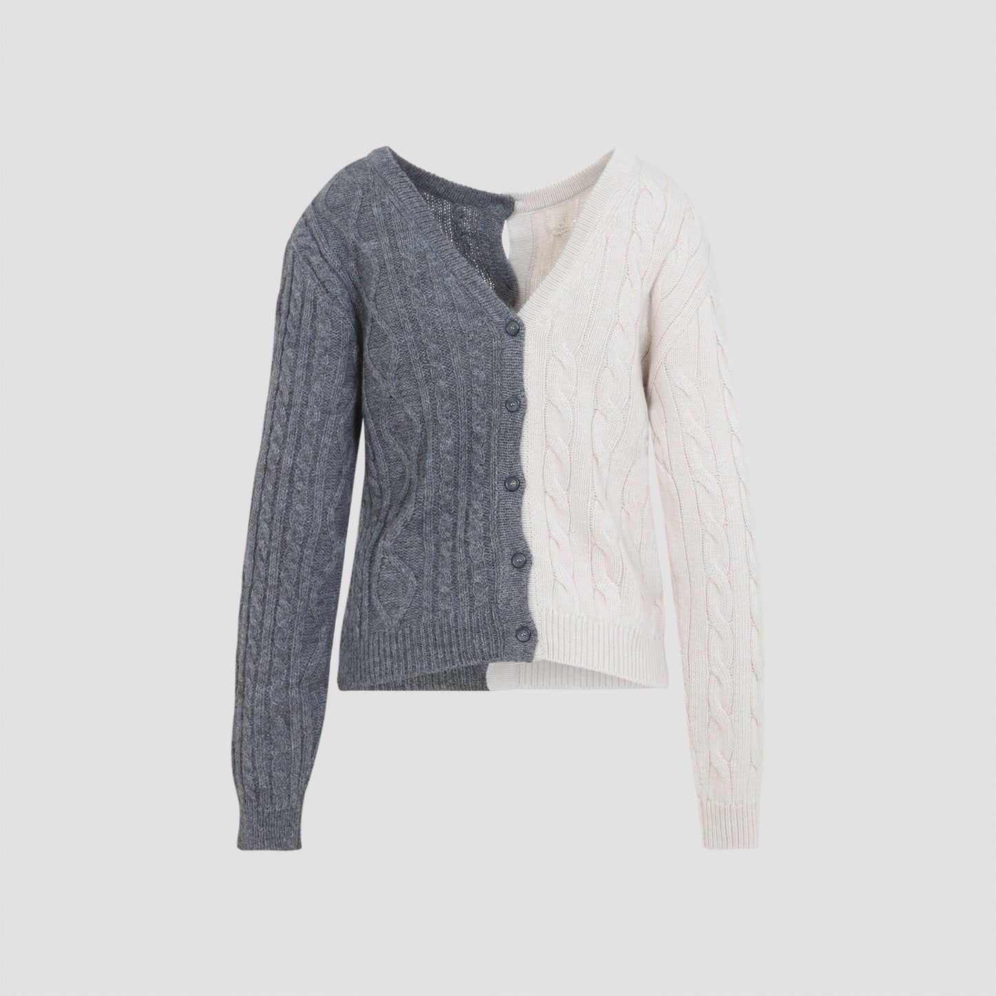 Moschino Bicolor Cardigan