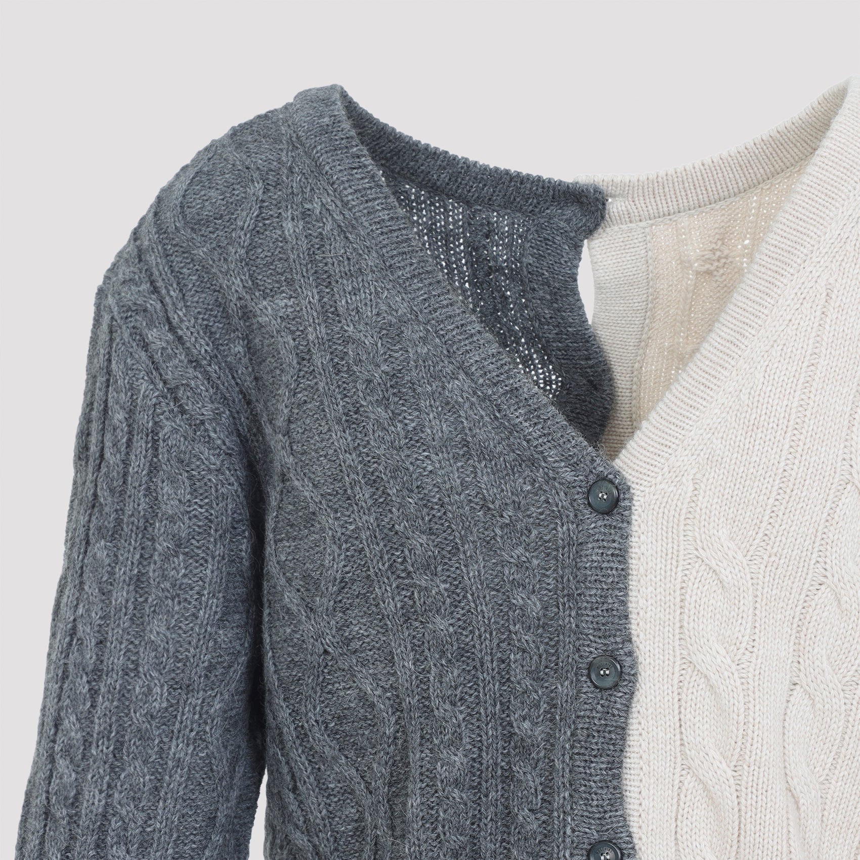 Moschino Bicolor Cardigan