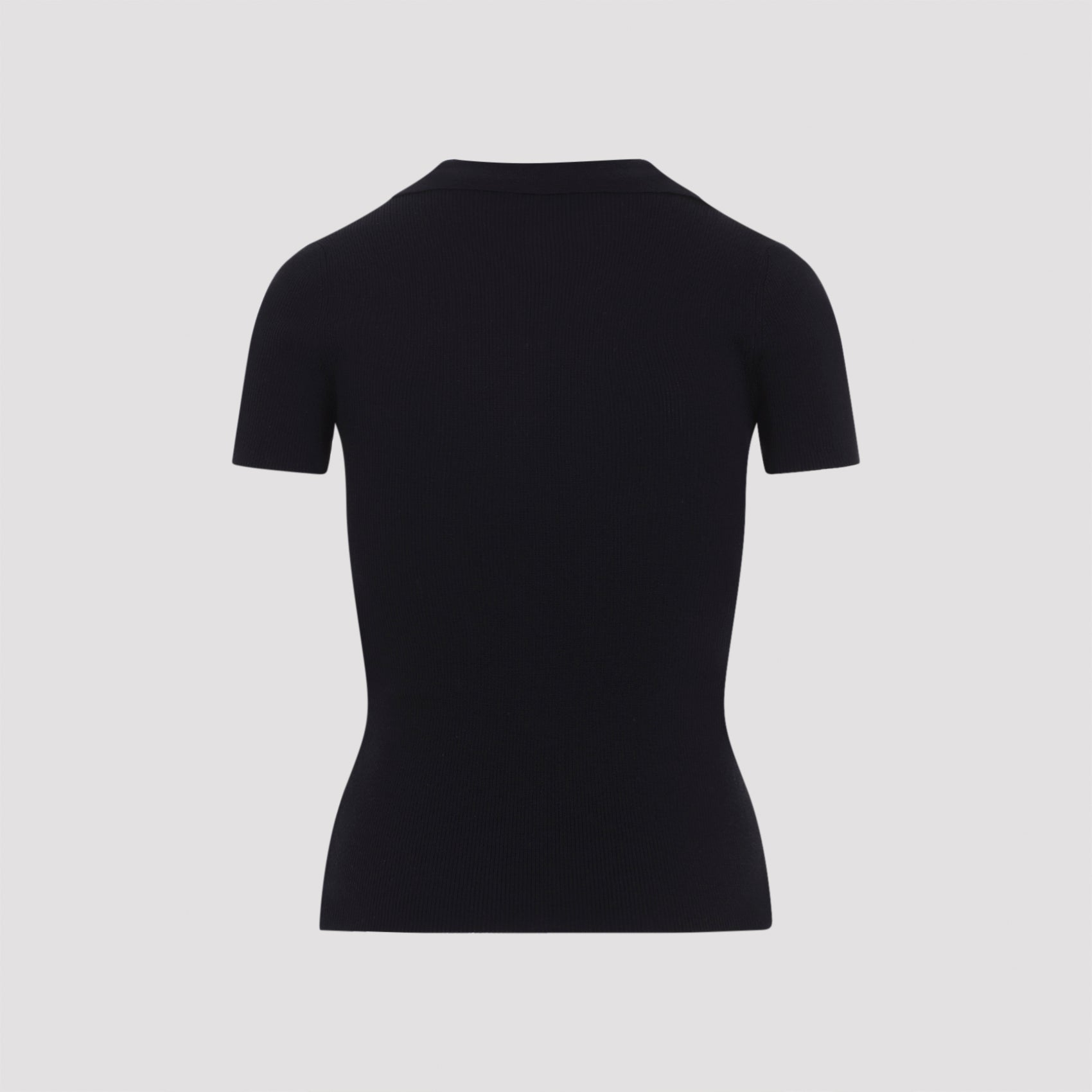 Max Mara Albero Knit Ribbed Polo