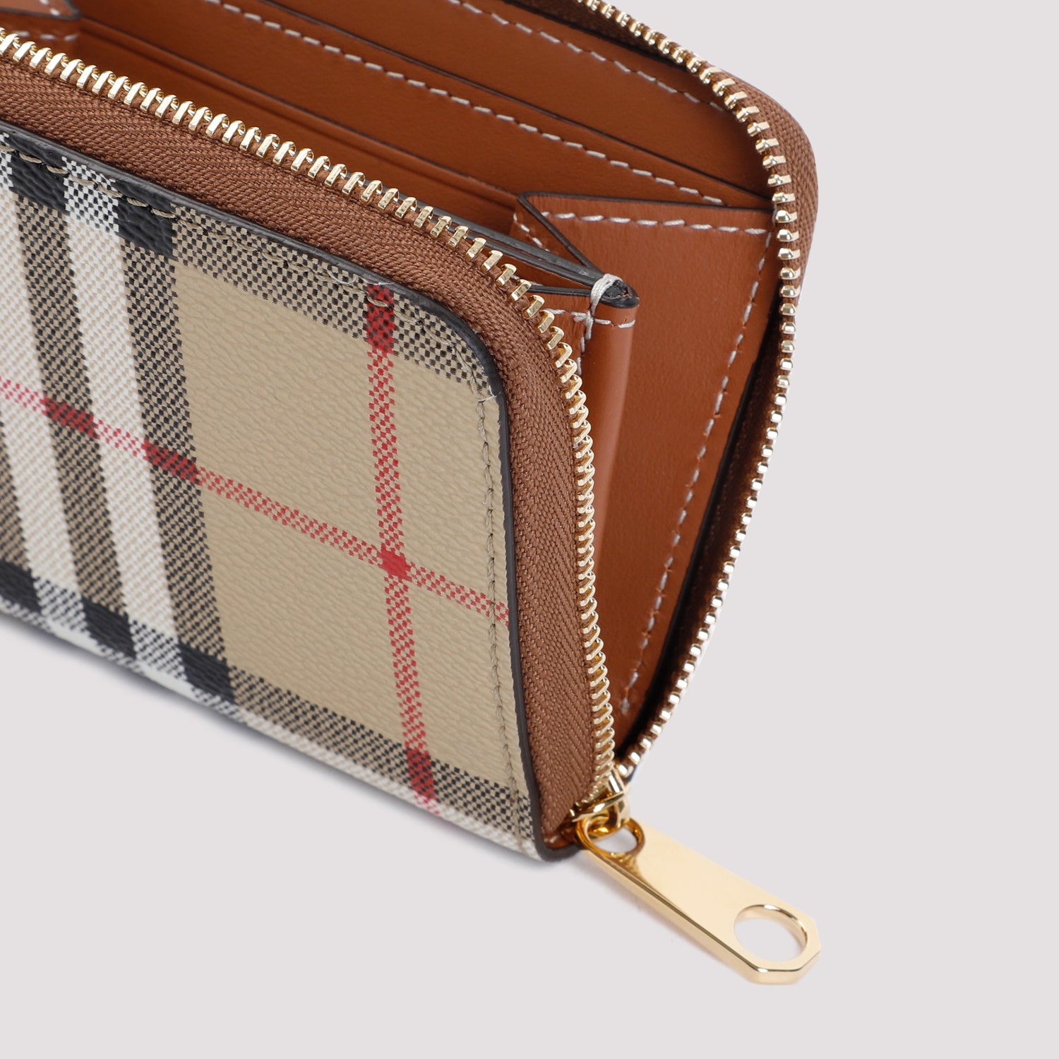 Burberry Mini Zip Around Wallet