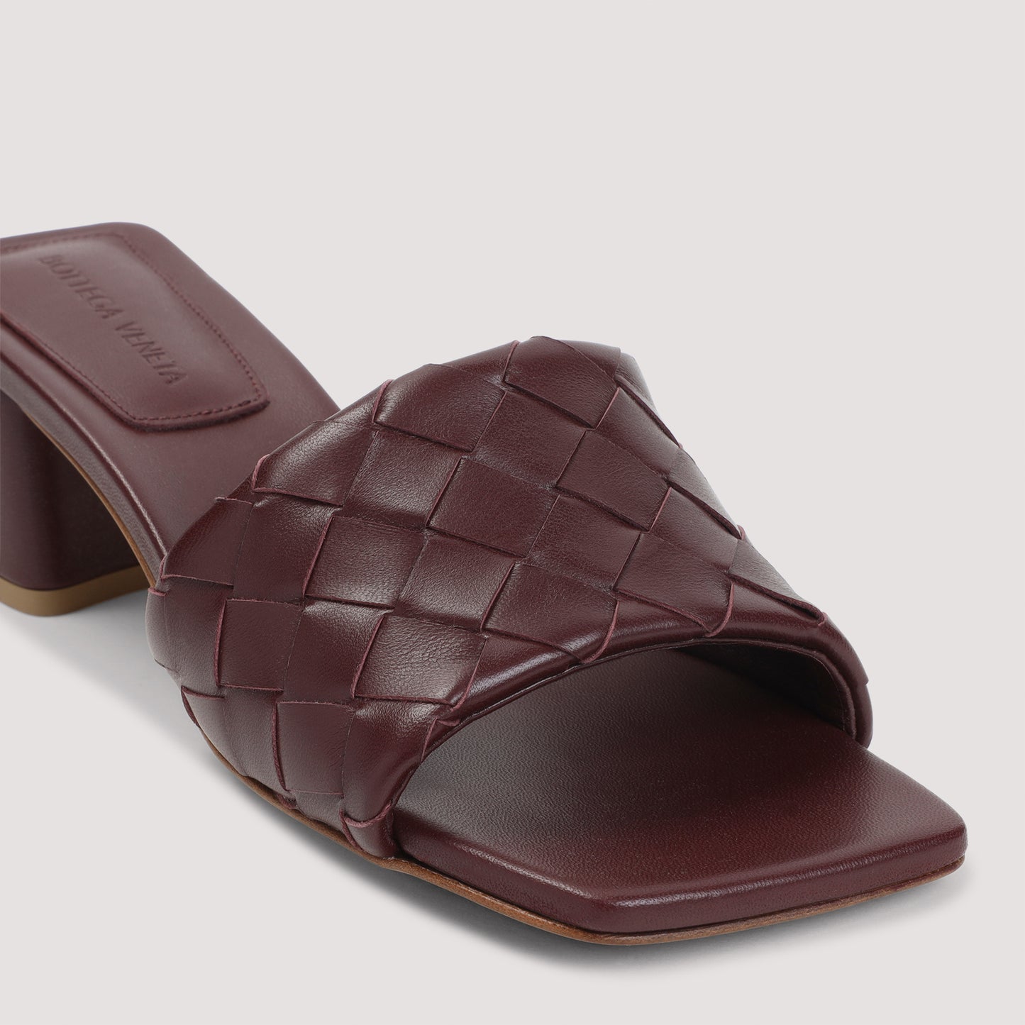 Bottega Veneta Kitten Heel Mule Sandal