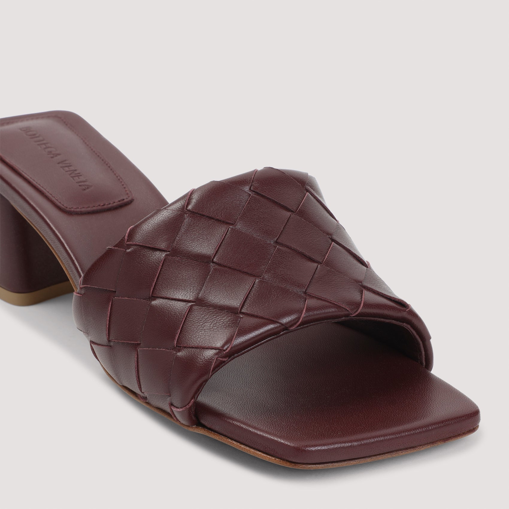 Bottega Veneta Kitten Heel Mule Sandal