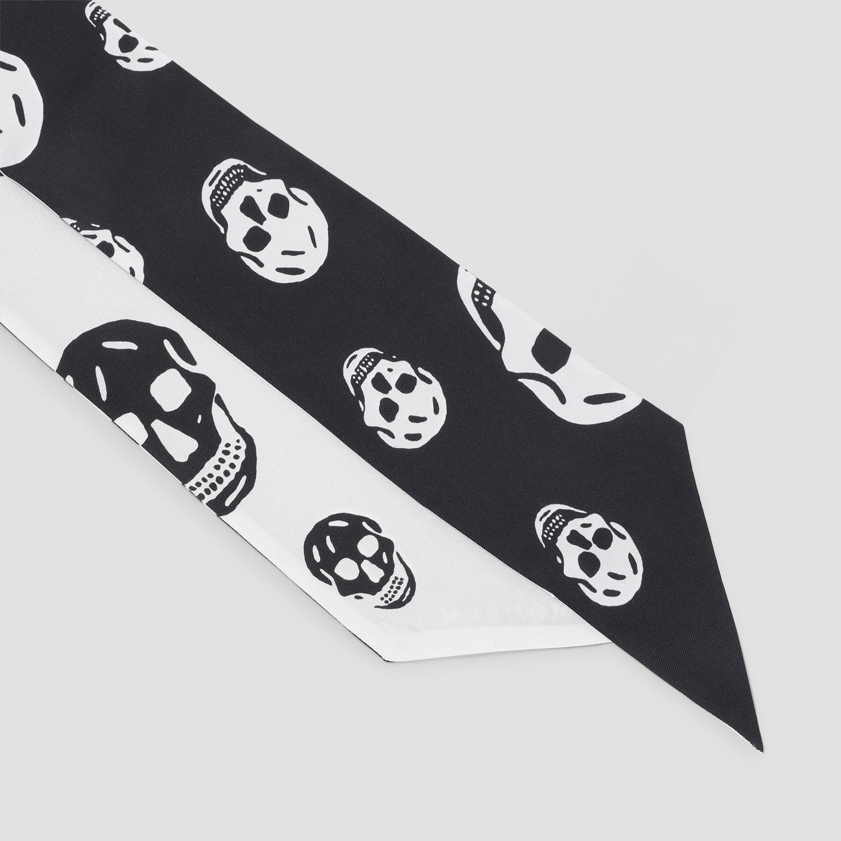 Alexander McQueen Skull Ribbon Scarf