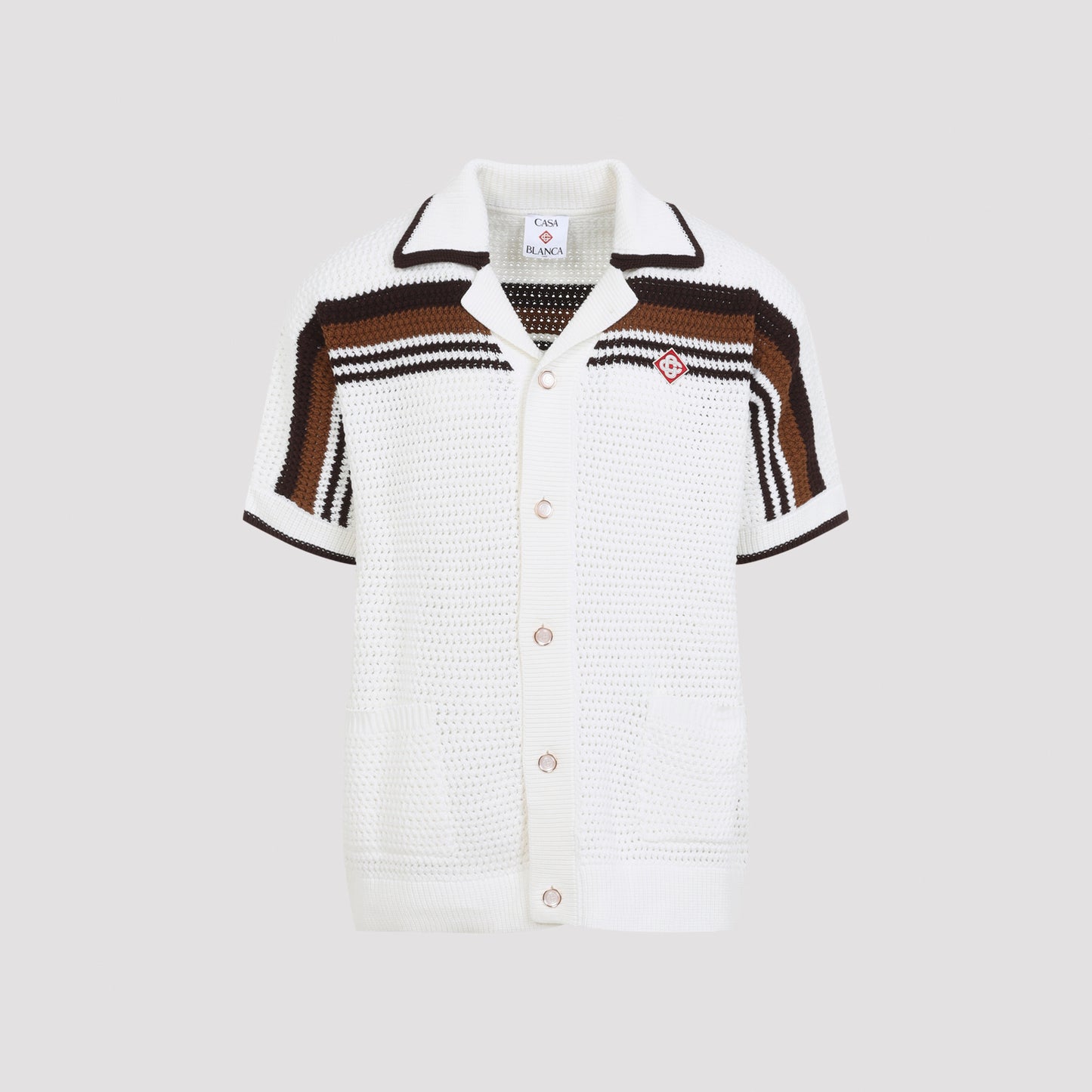 Casablanca short-sleeve crochet Shirt