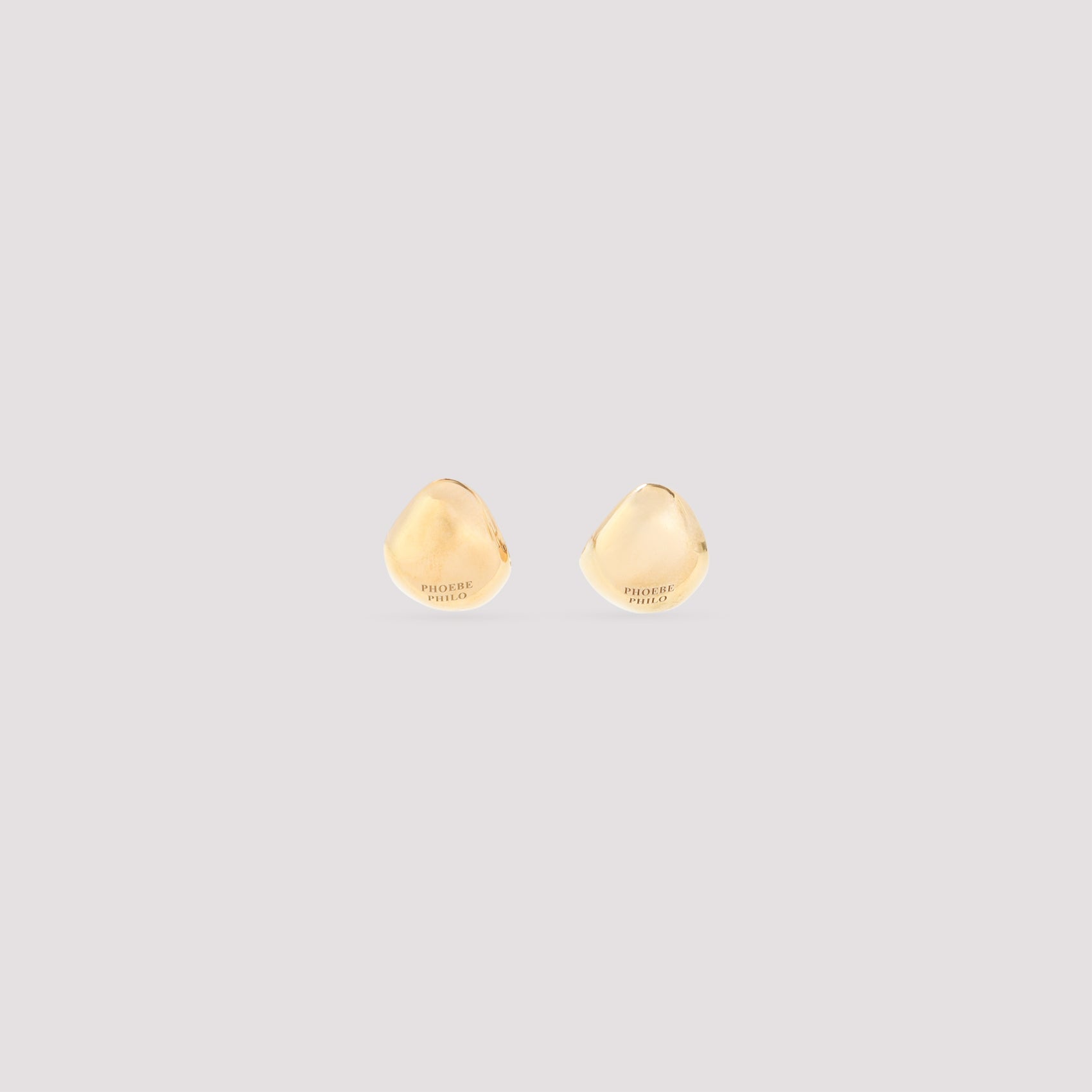 Phoebe Philo Pebble Studded Earrings